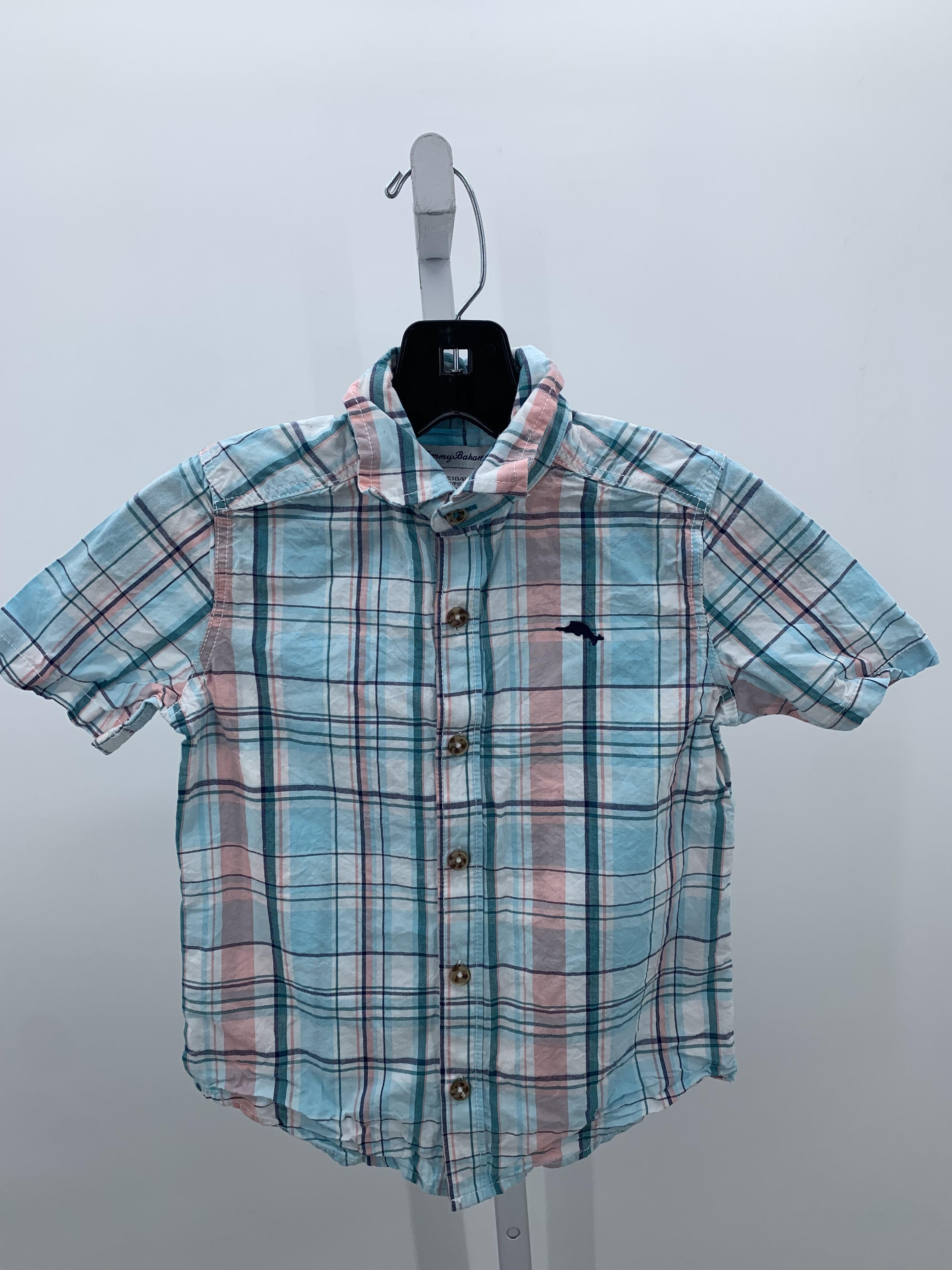 PINK PLAID BTN DOWN