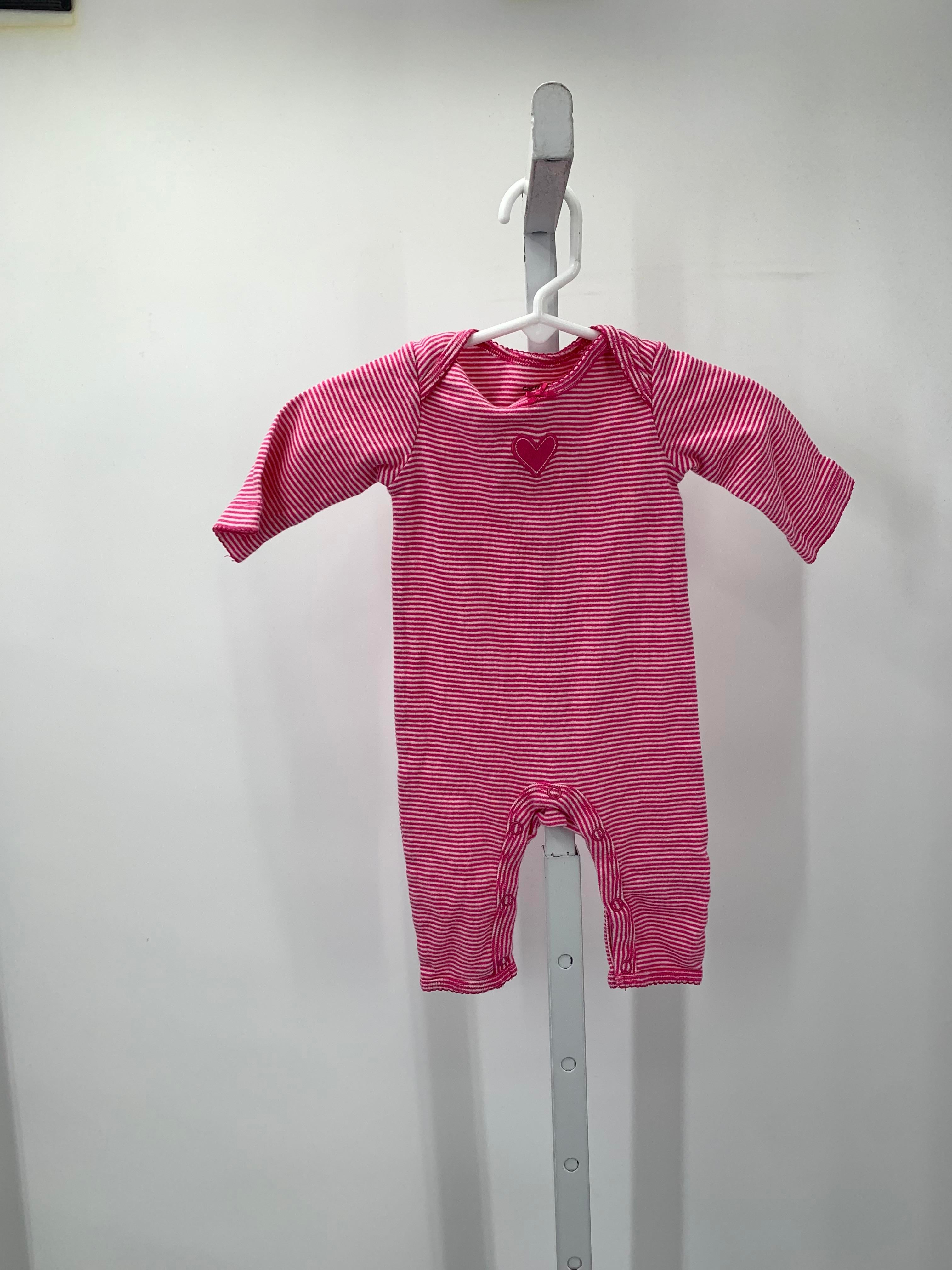 Carters Size 3 Months Girls Long Slv. Romper