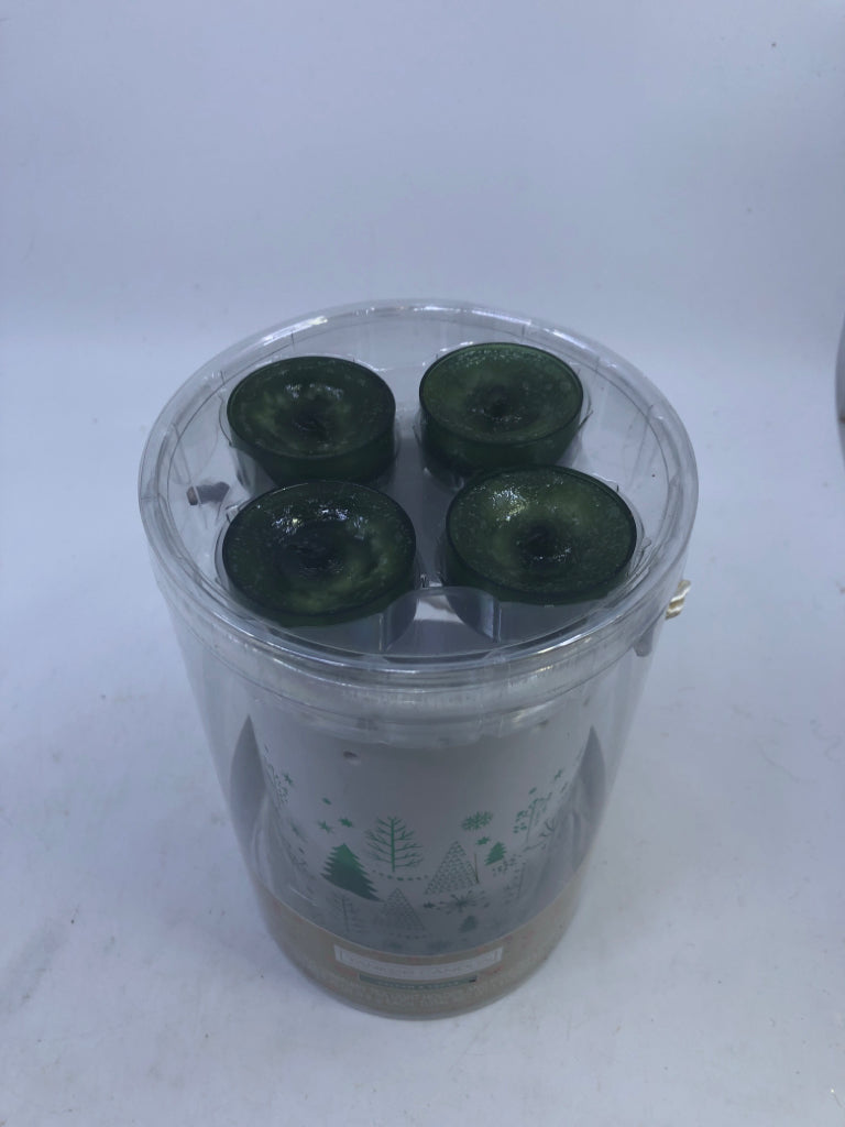 NEW TREES TEA LIGHT SET- YANKEE CANDLE