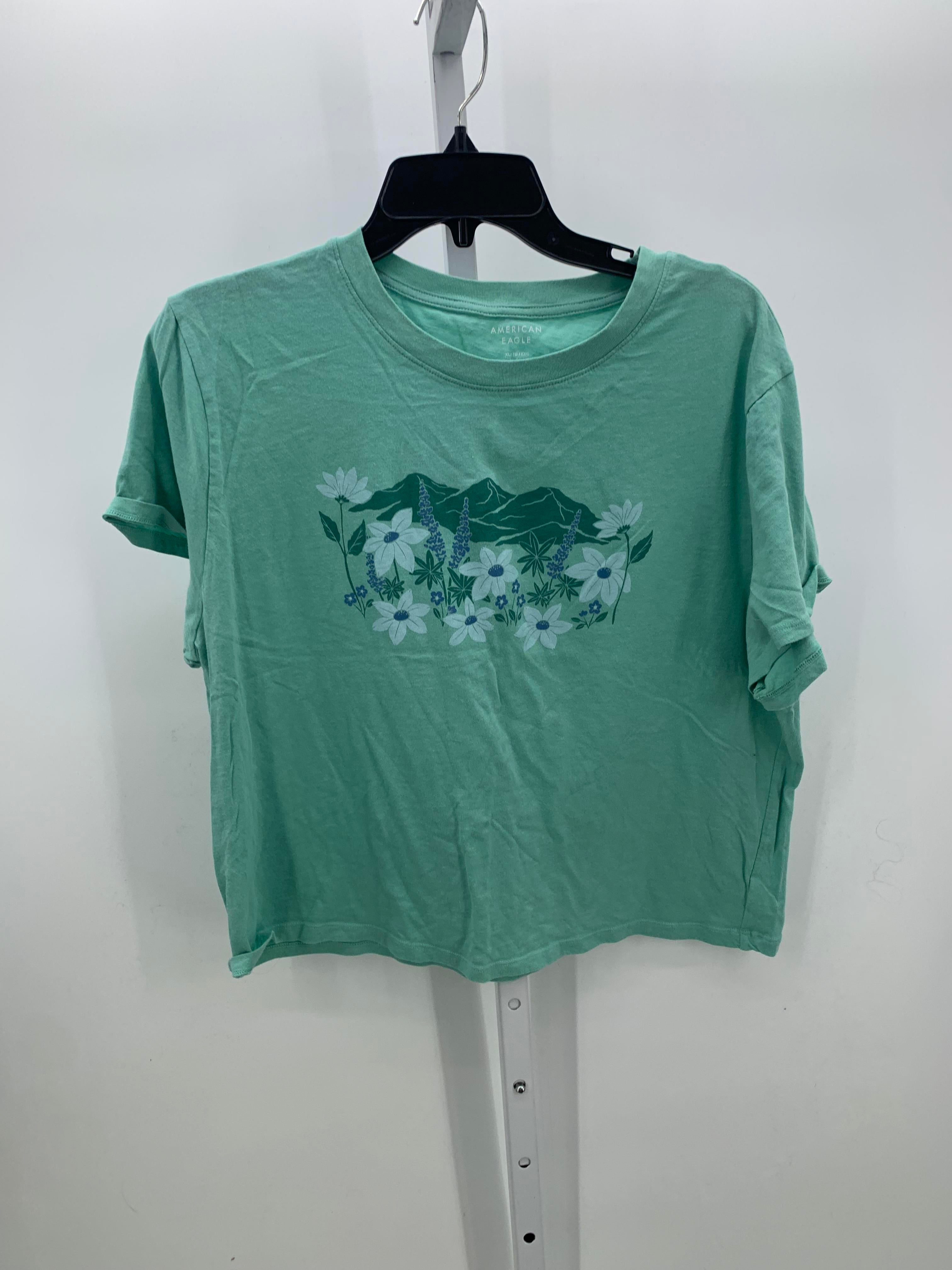 American Eagle Size Extra Large Juniors Short Sleeve Shirt