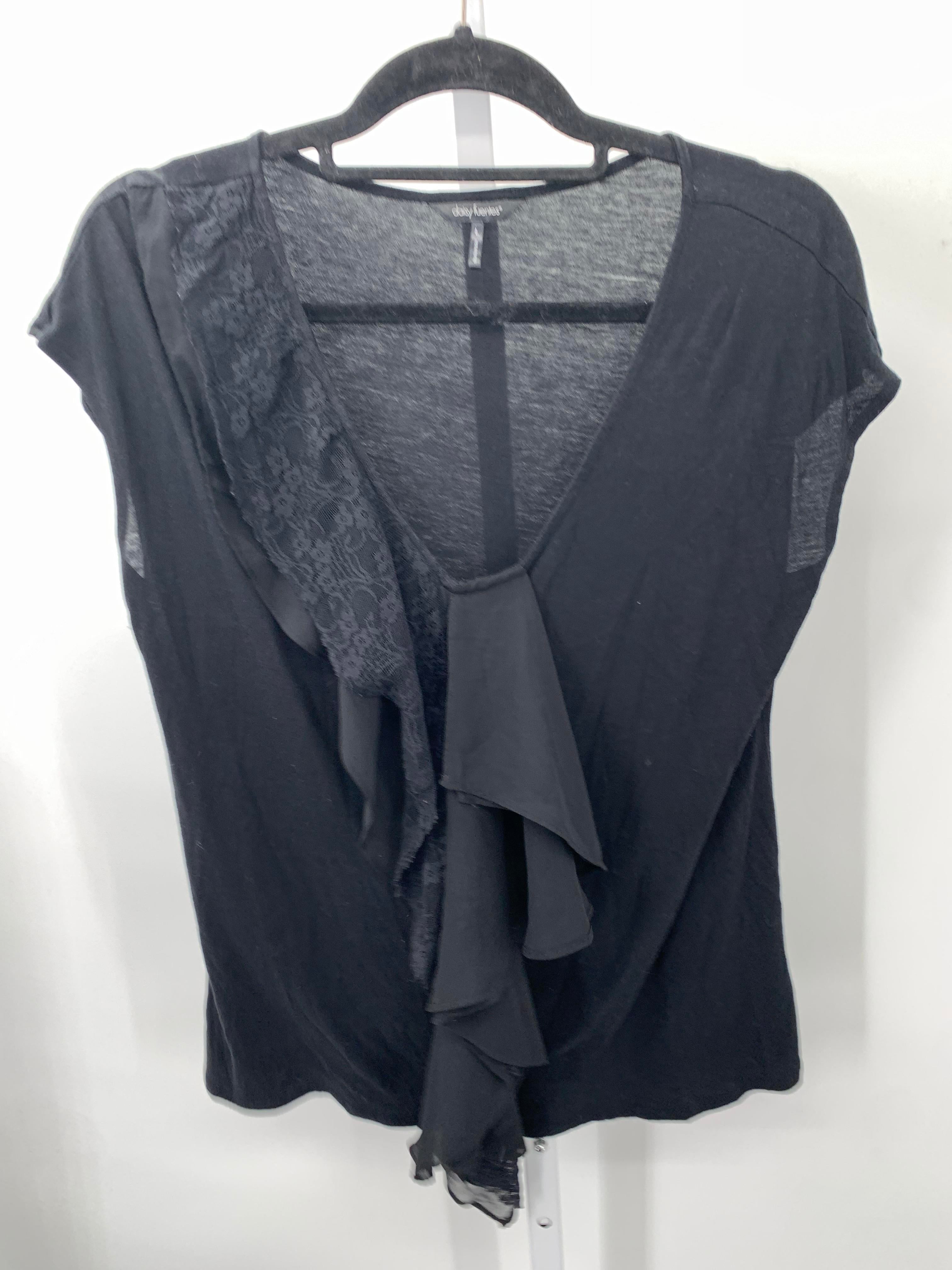 Daisy Fuentes Size Large Misses Short Sleeve Shirt