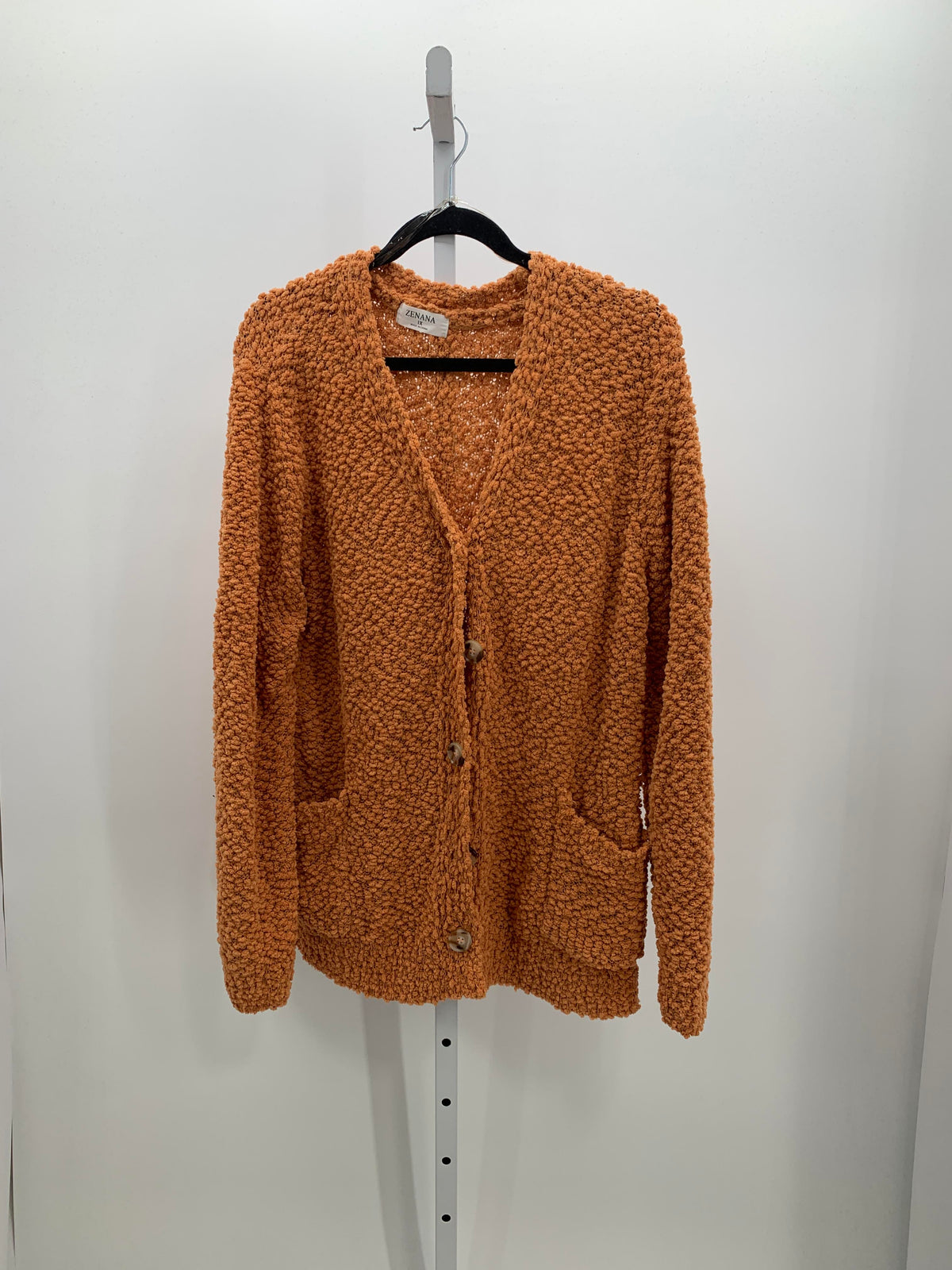 Zenana Size 1X Womens Cardigan