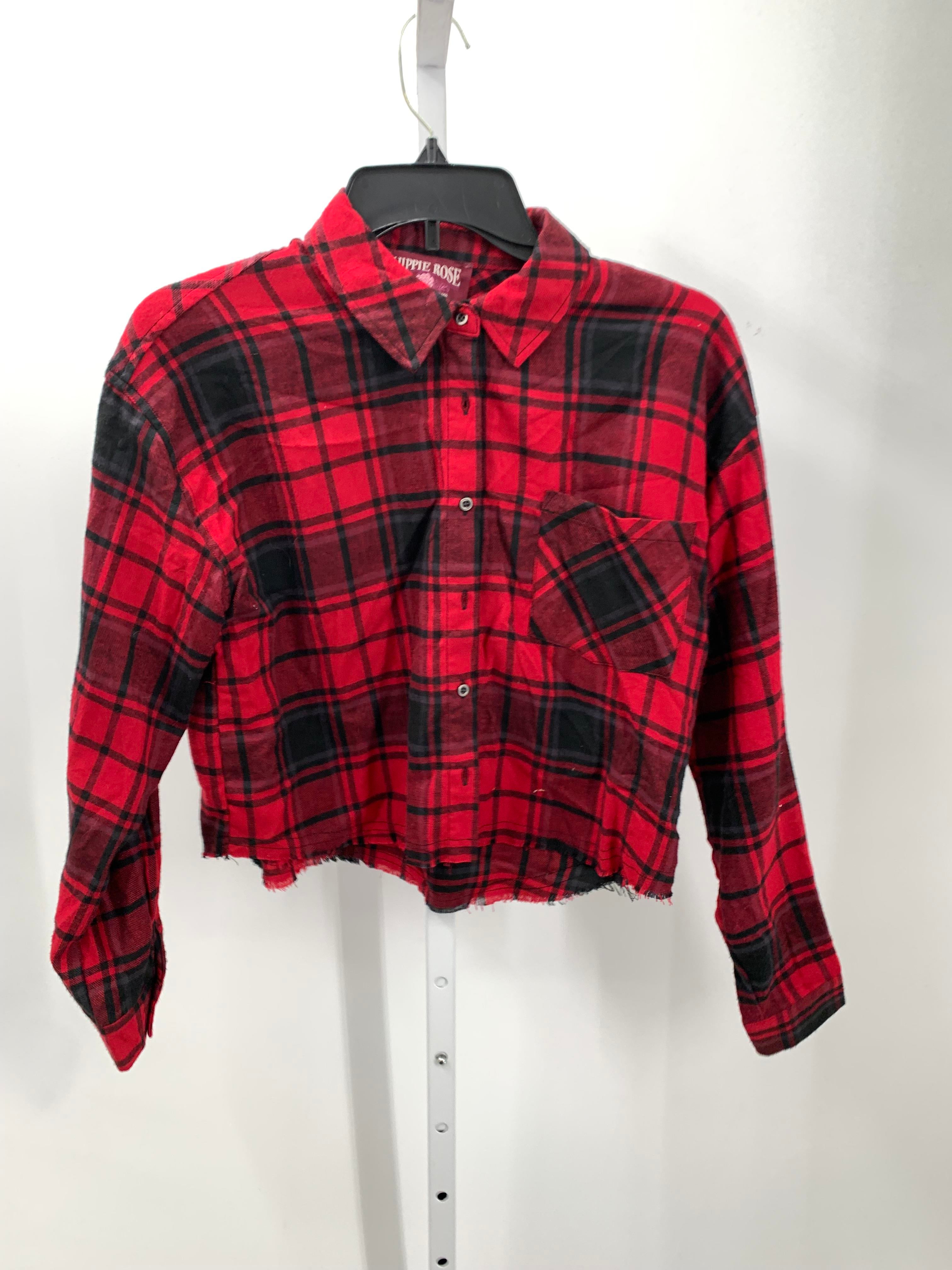 Hippie Rose Size X Small Juniors Long Sleeve Shirt