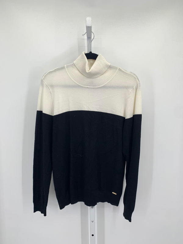 Calvin Klein Size Large Misses Long Slv Sweater