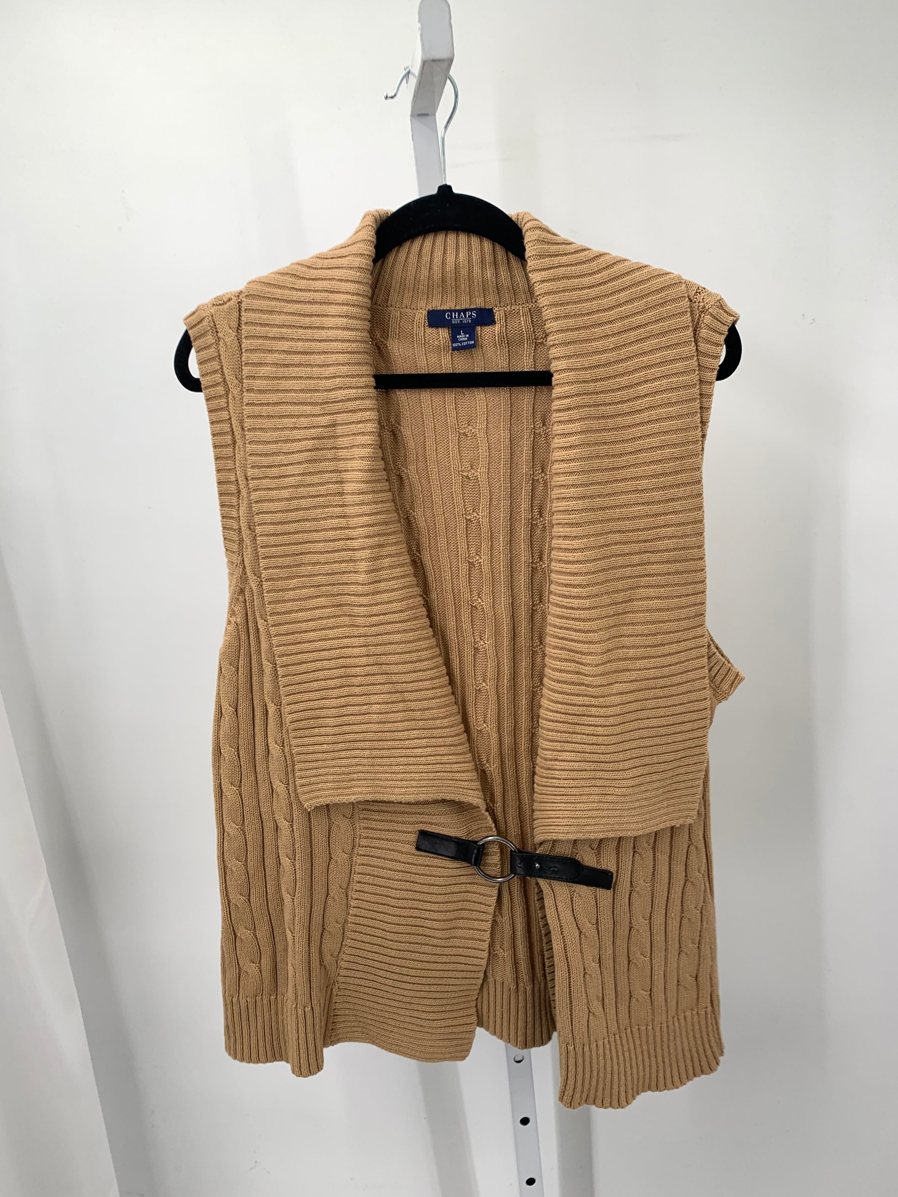 Chaps Size Large Misses Cardigan