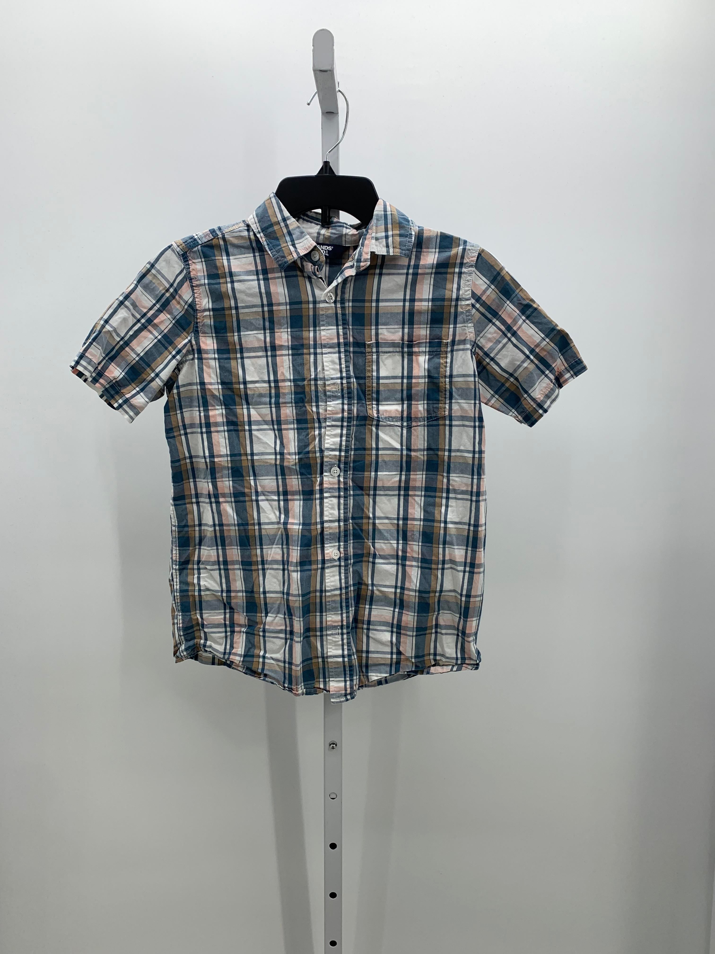 PLAID BTN DOWN