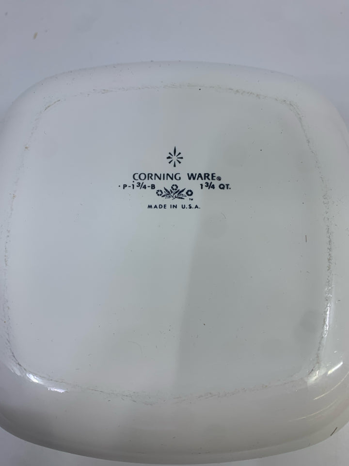 BLUE CORNFLOWER BAKING DISH.