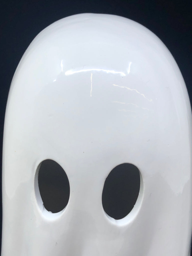 CERAMIC LIGHT UP GHOST DECOR.