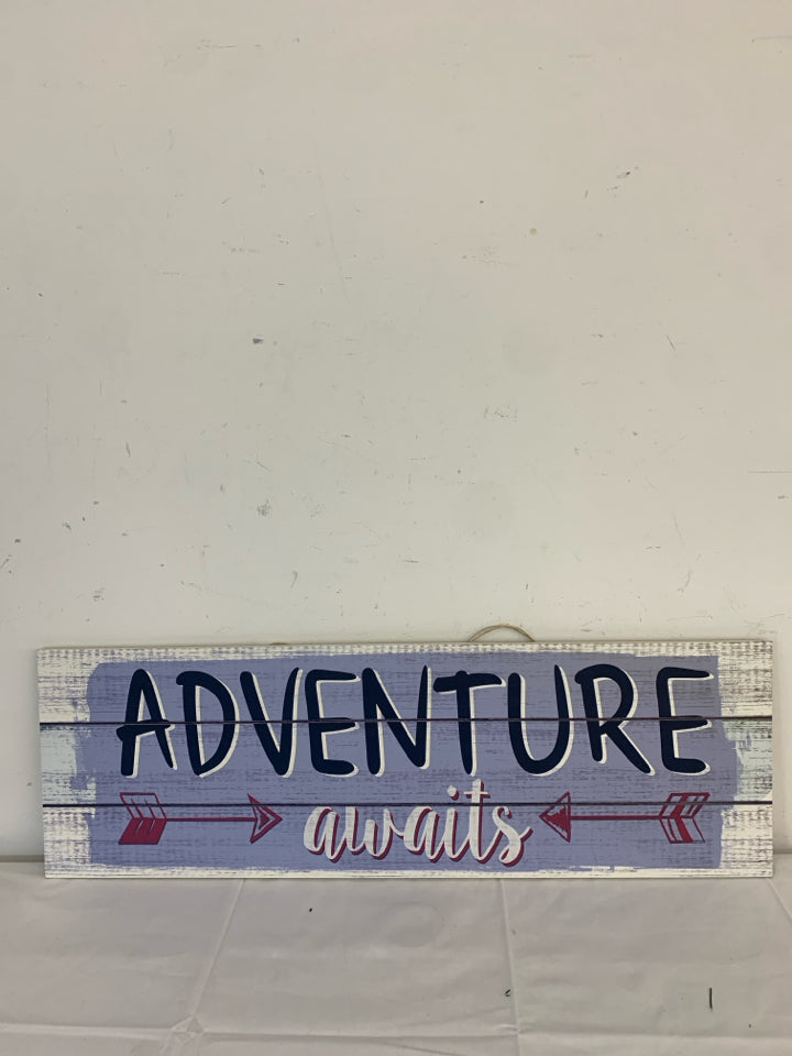 ADVENTURE AWAITS WALL ART.