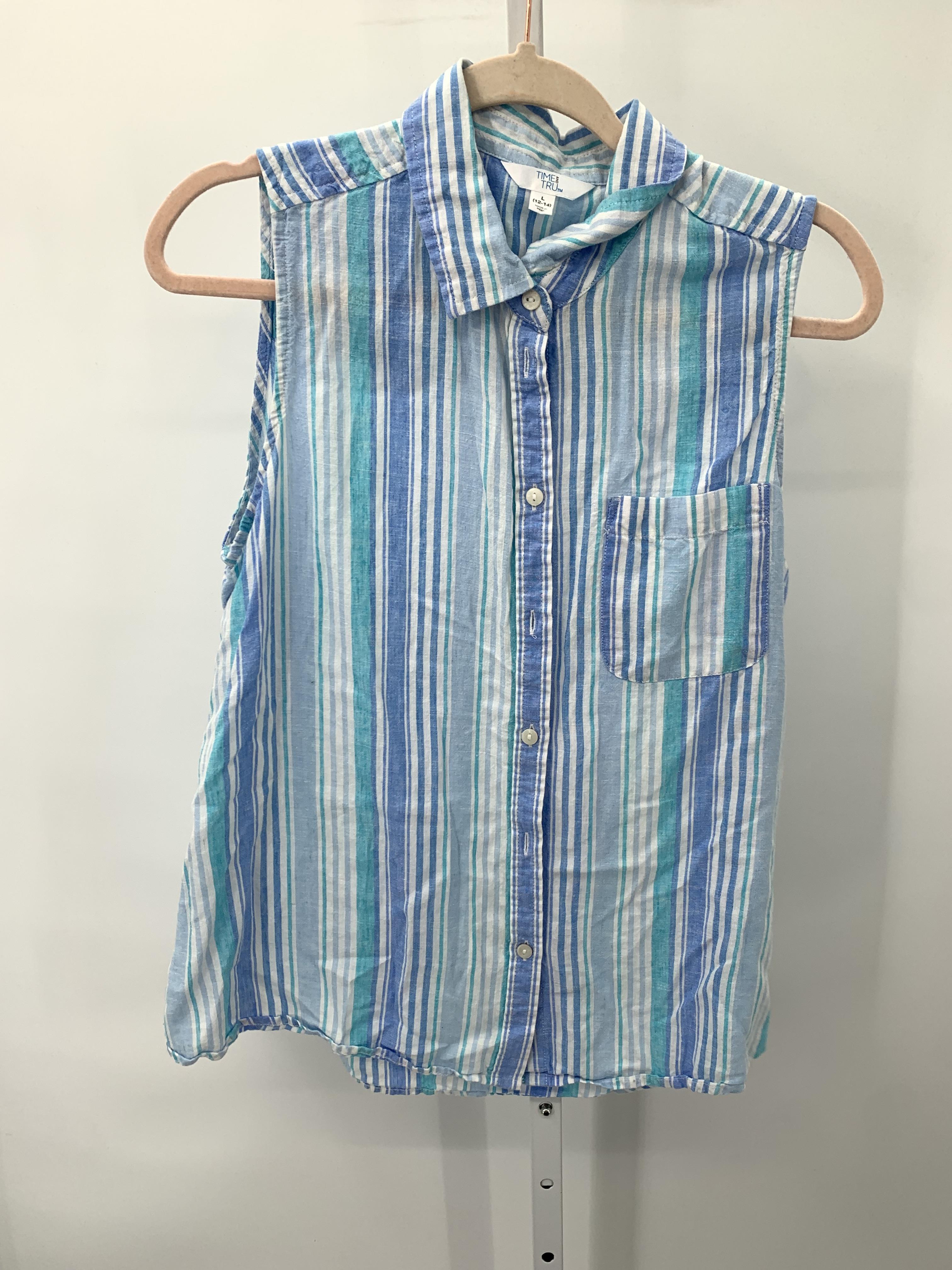 Time and Tru Size Large Misses Sleeveless Shirt