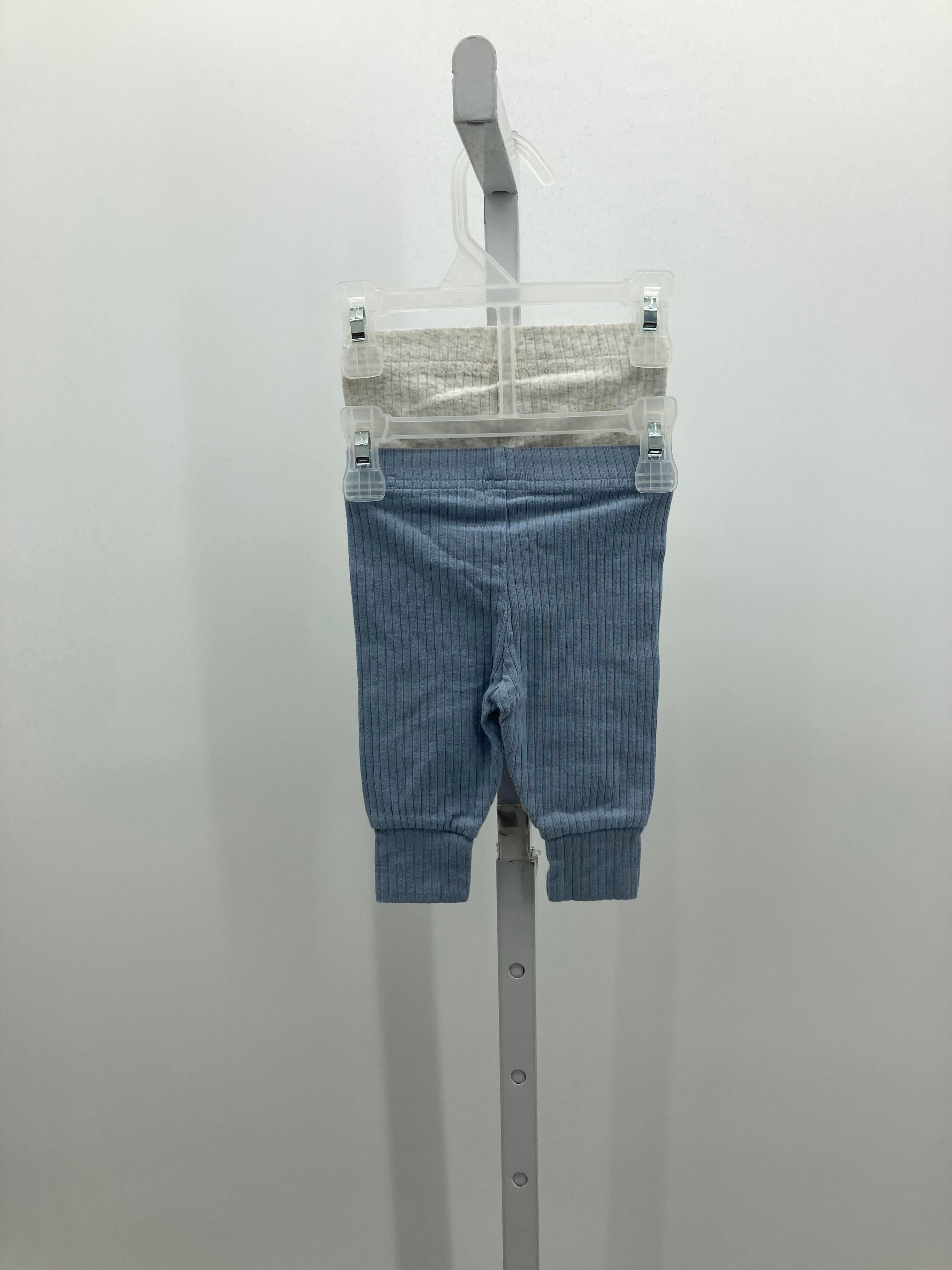 GREY/BLUE RIBBED PANTS