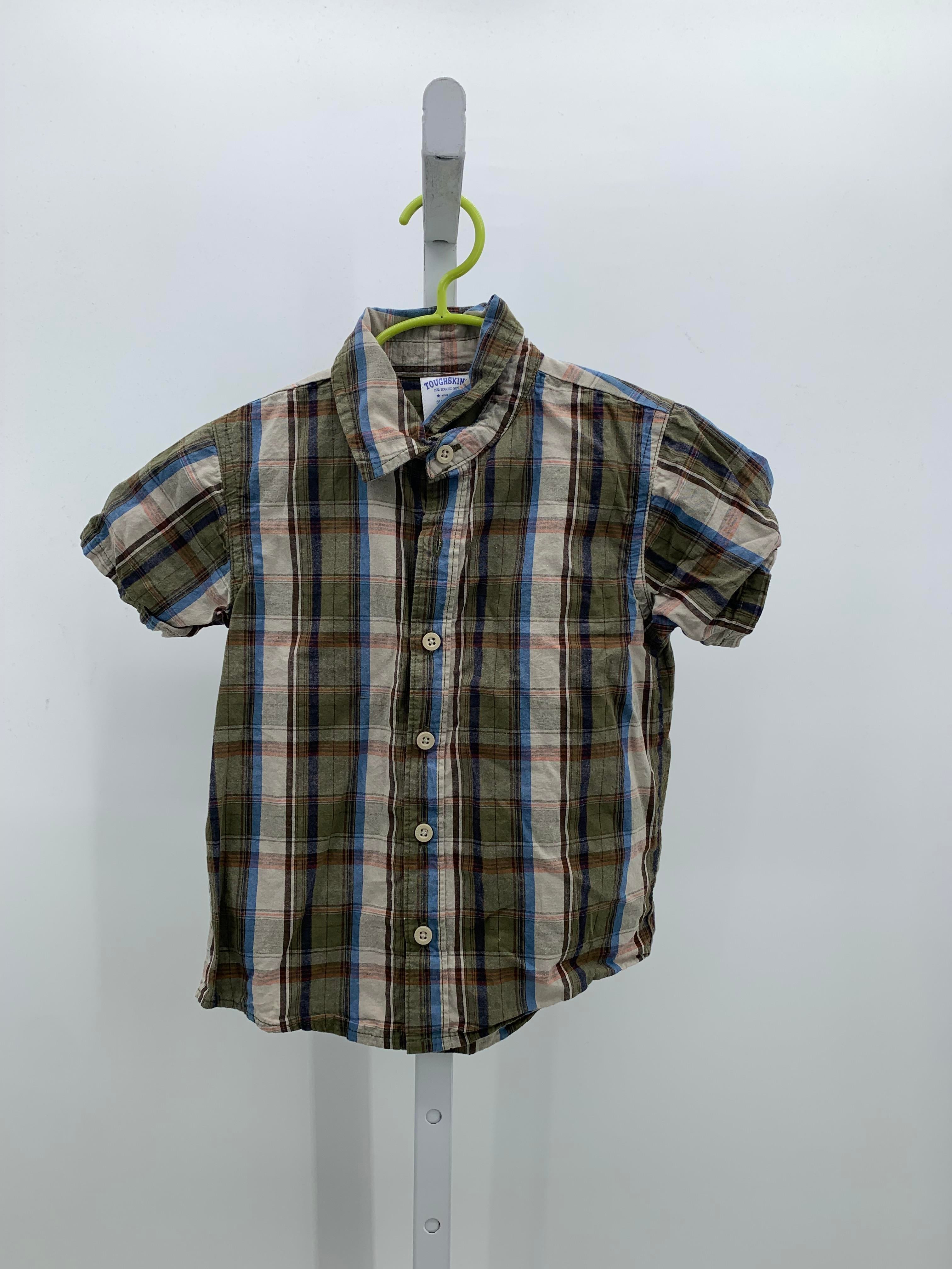 BLUE PLAID BTN DOWN