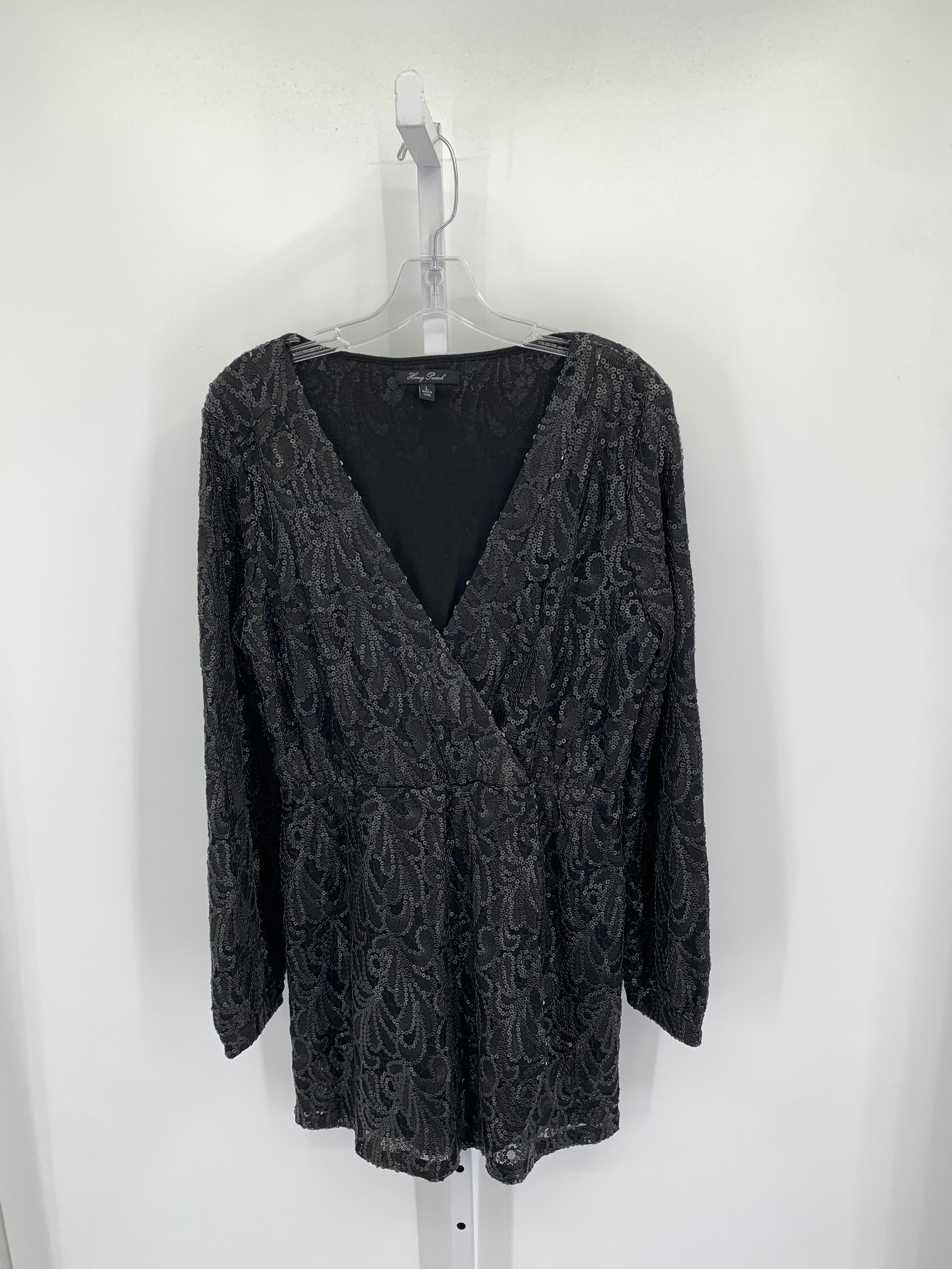 Size Large Misses Long Sleeve Dress