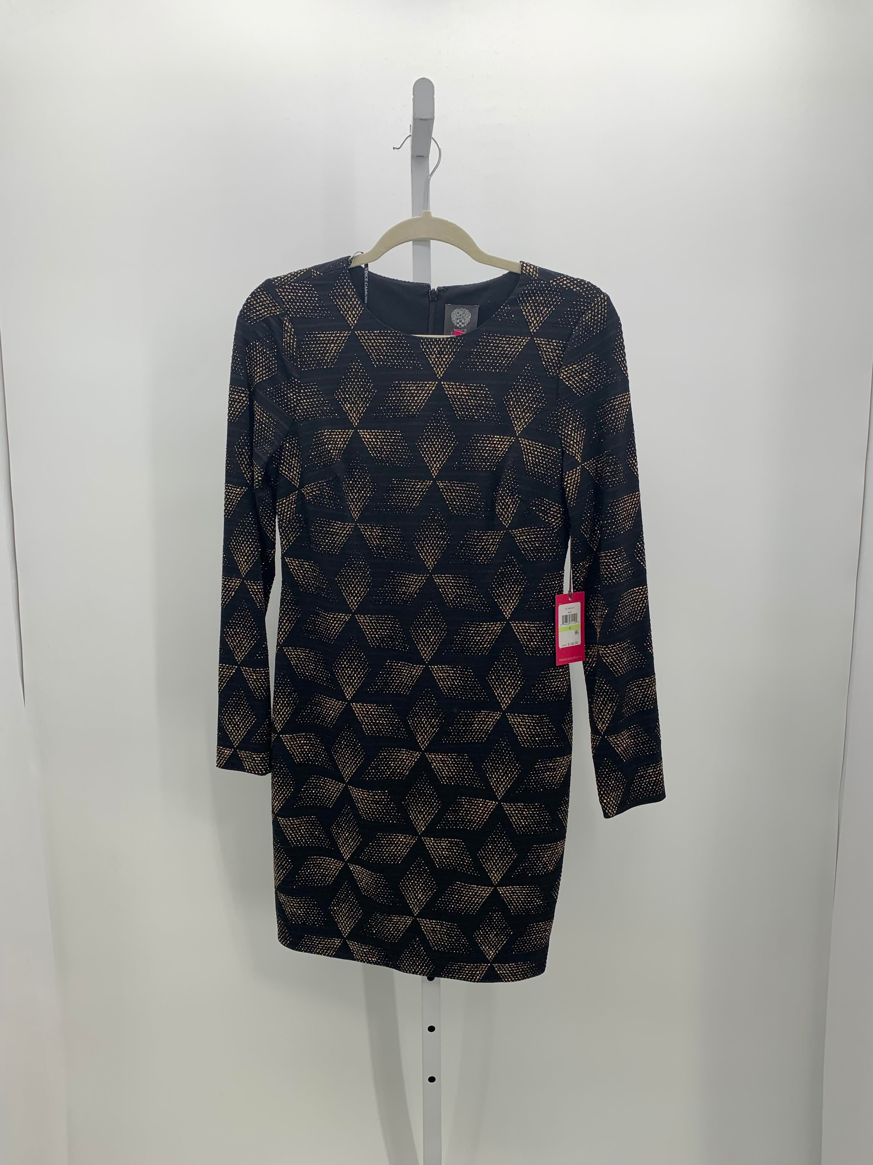 Vince Camuto Size 4 Misses Long Sleeve Dress