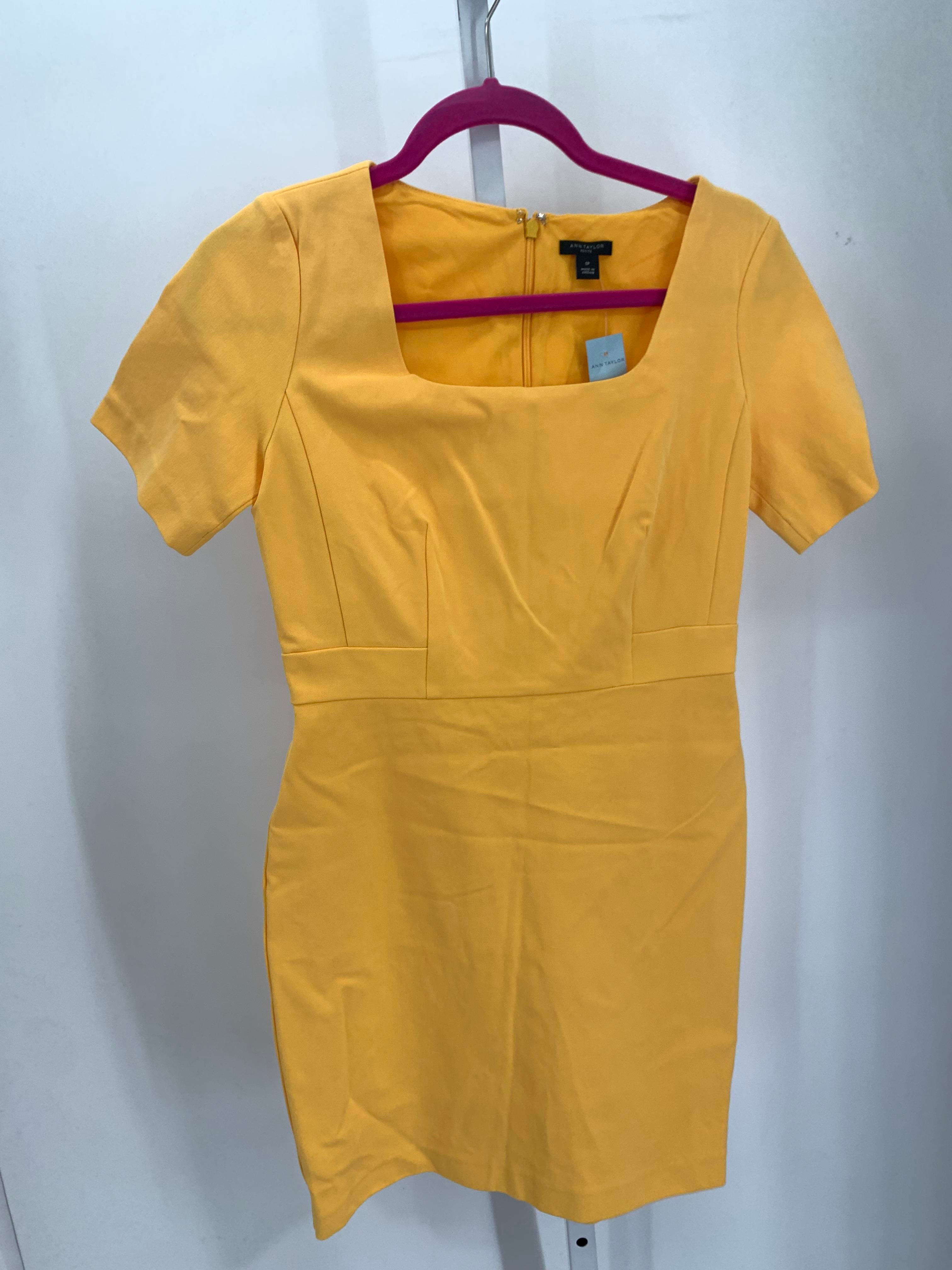 Ann Taylor Size 0 Petite Petite Short Sleeve Dress