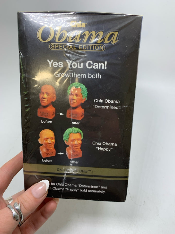 NIB BARACK OBAMA SPECIAL EDITION CHIA PET.