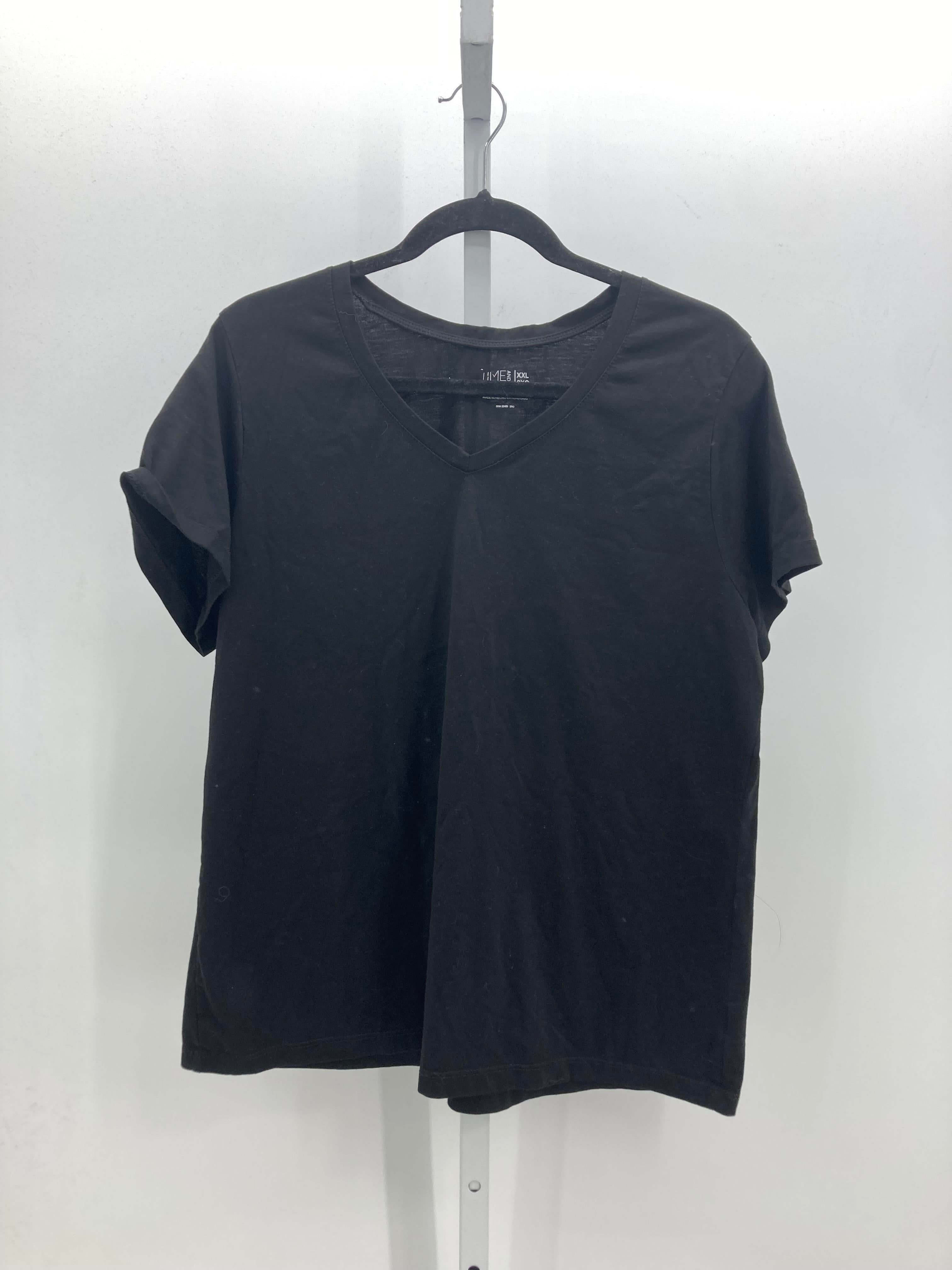 Time and Tru Size XXL Misses Short Sleeve Shirt