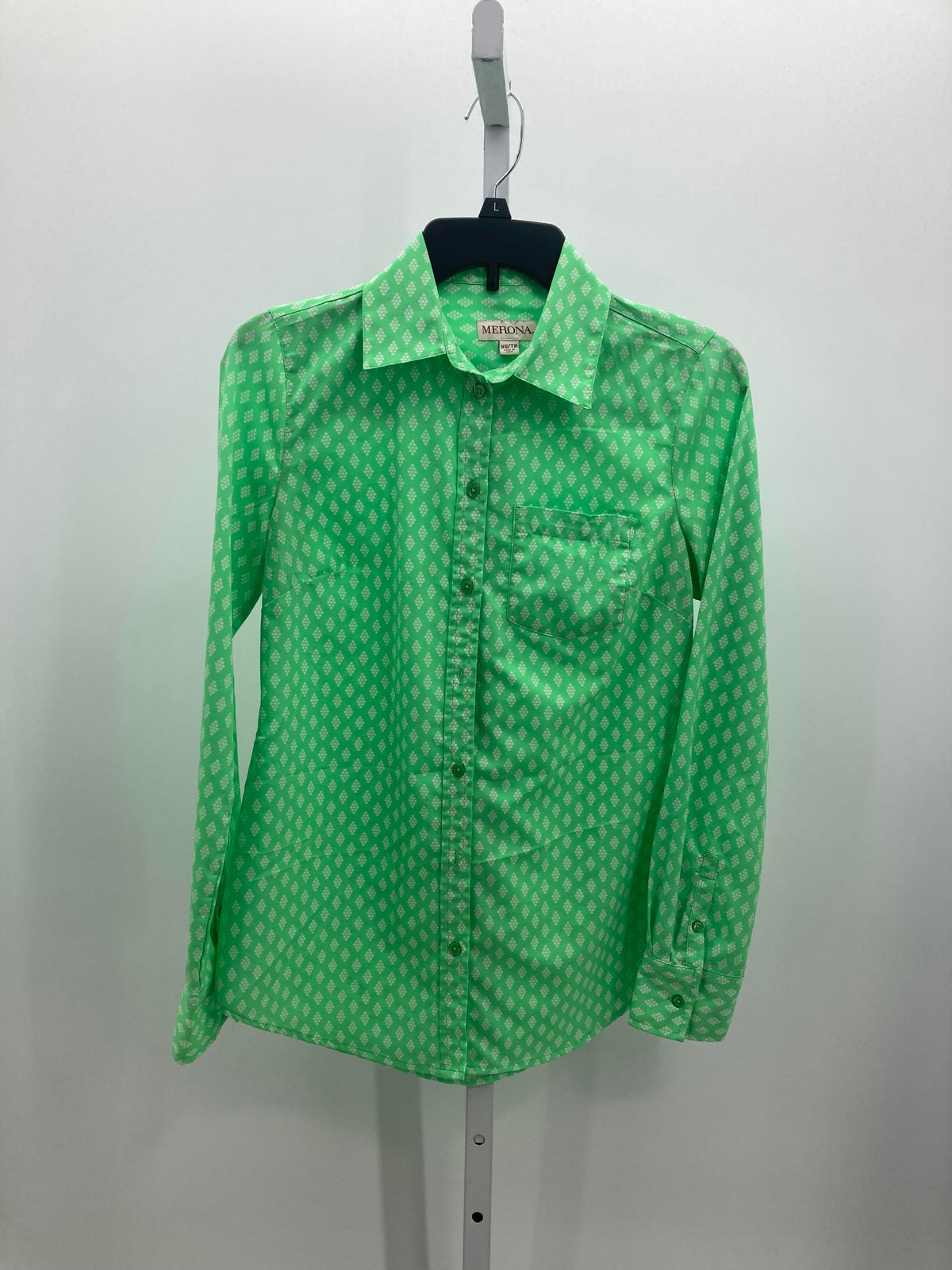 Merona Size X Small Misses Long Sleeve Shirt