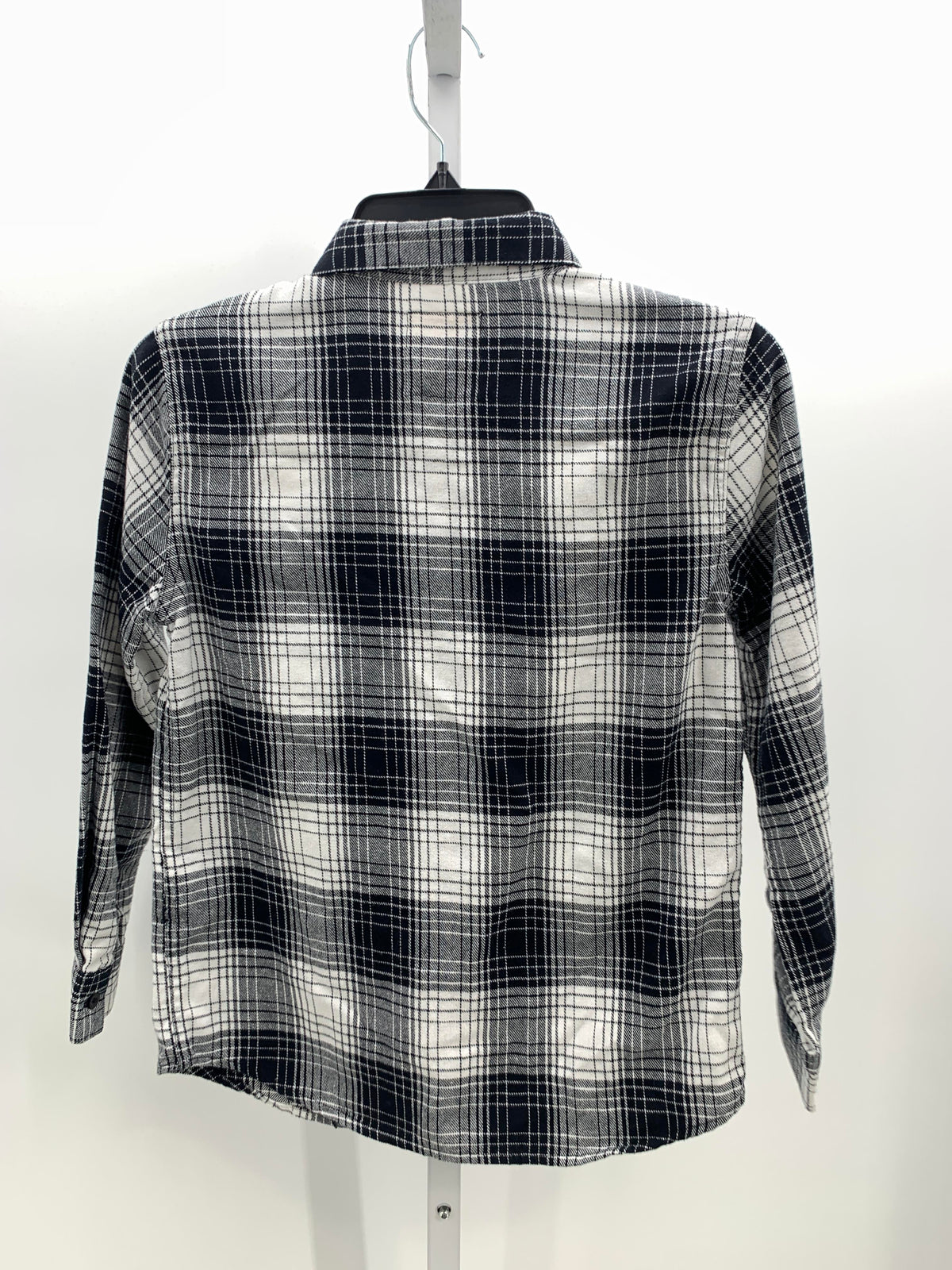 PLAID BTN DOWN