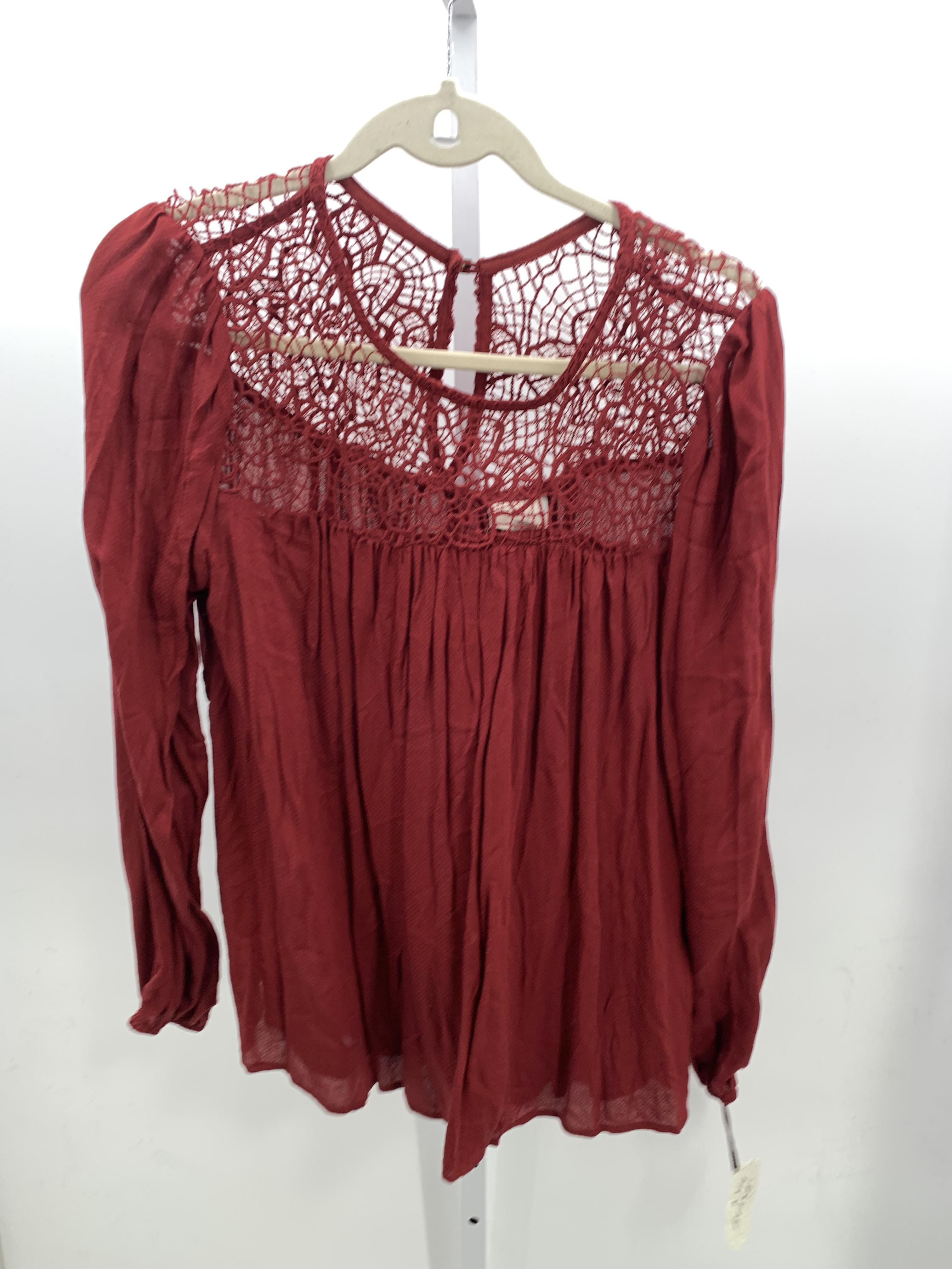 Knox Rose Size Medium Misses Long Sleeve Shirt