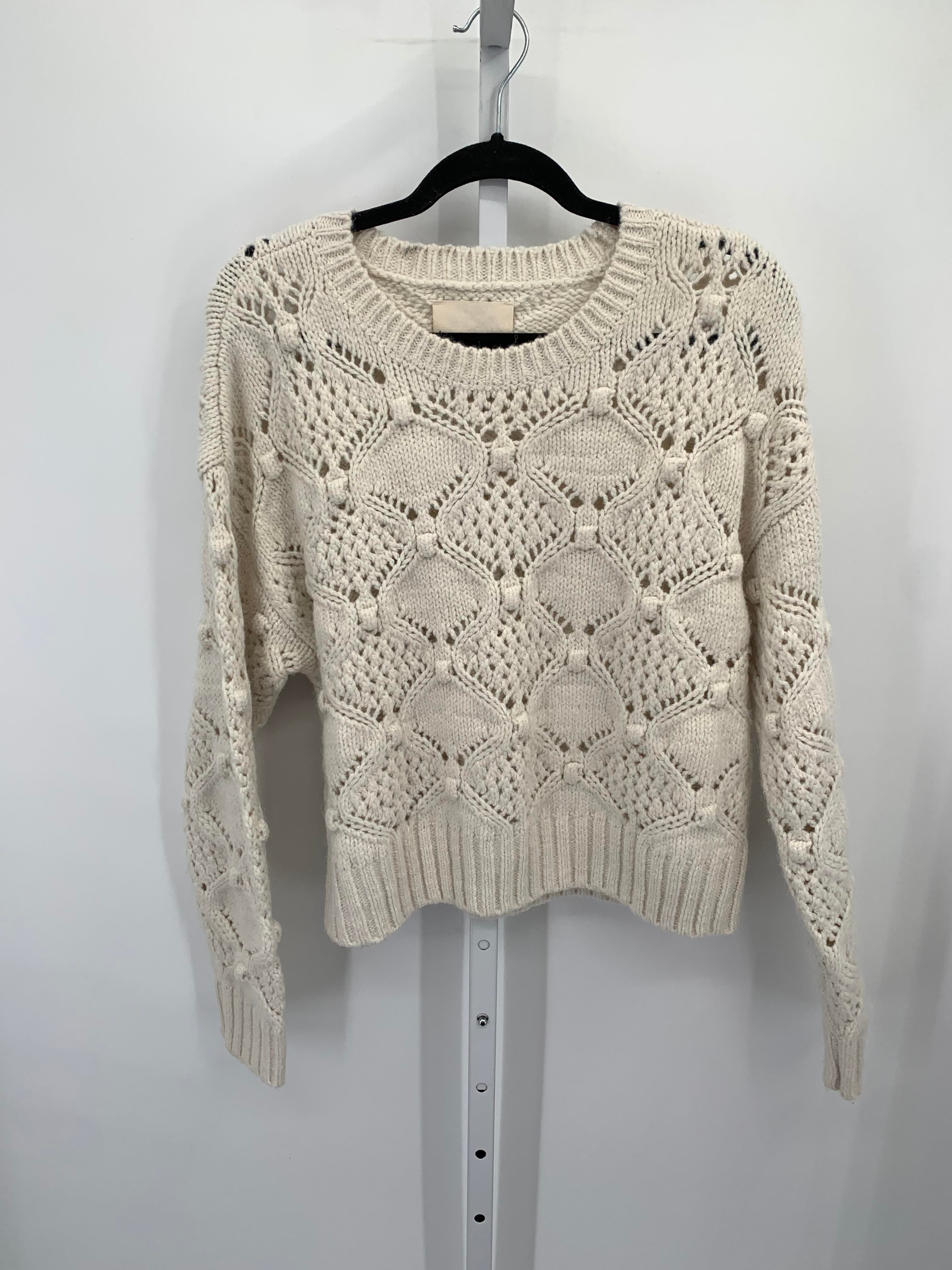 Lucky Brand Size Medium Misses Long Slv Sweater