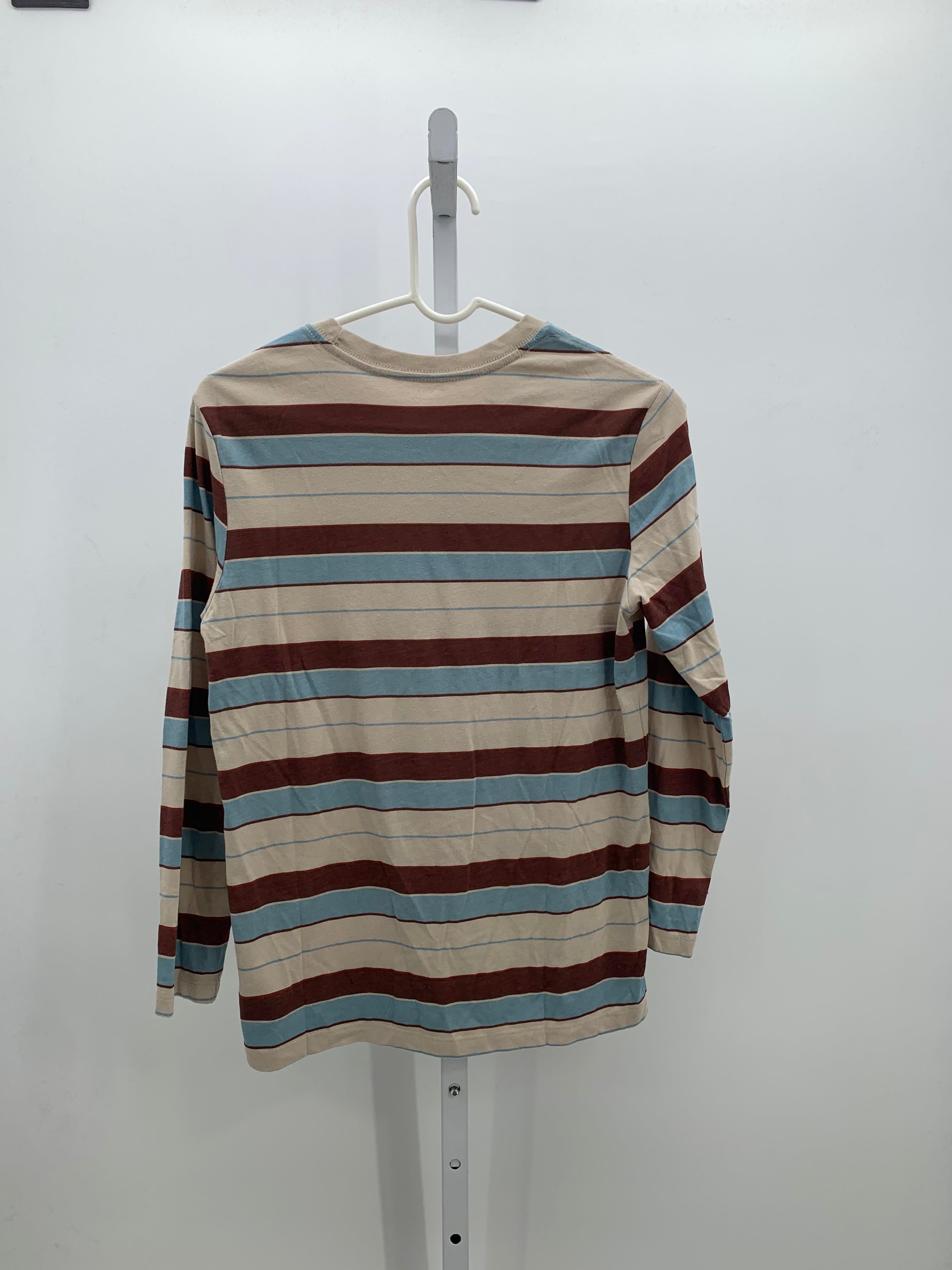 BROWN BLUE STRIPES