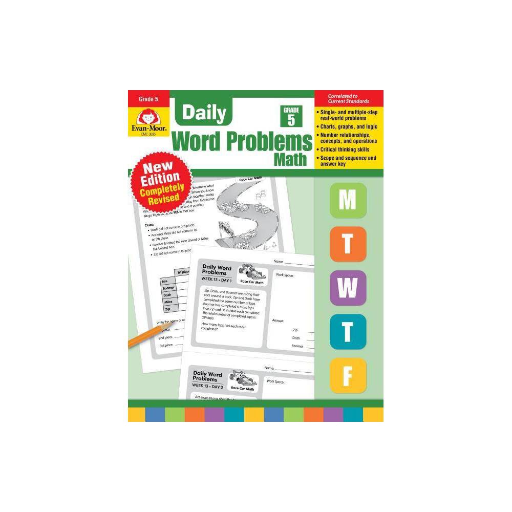 Evan-Moor Daily Word Problems Math  Grade 5 Teaching Edition -