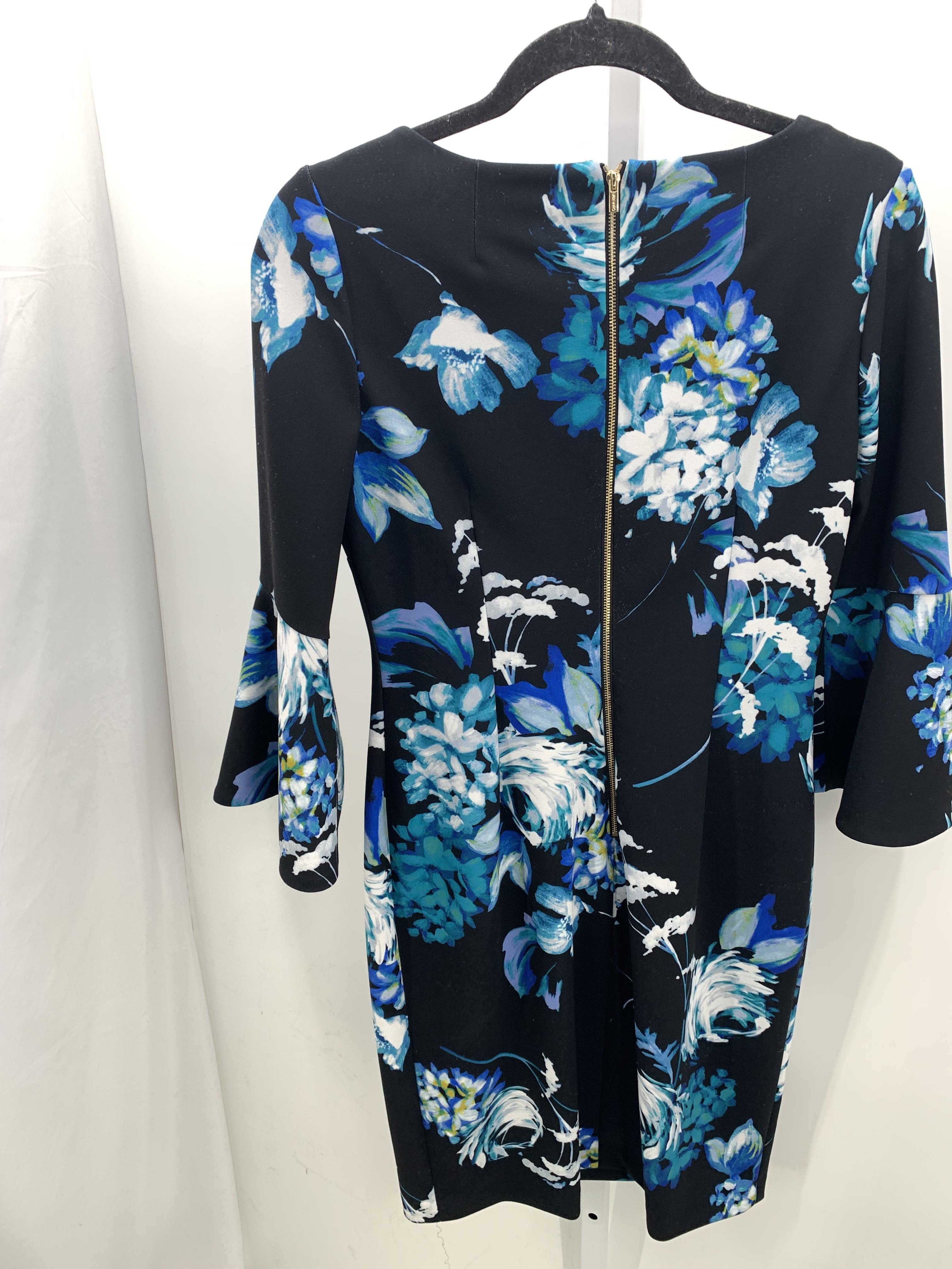 Calvin Klein Size 8 Misses 3/4 Sleeve Dress