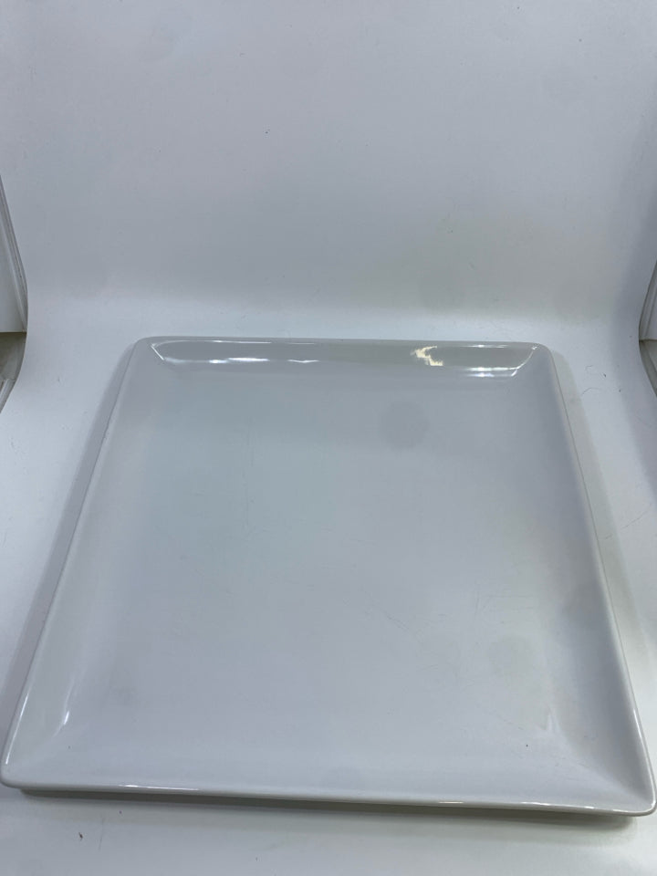 WHITE SQUARE PLATTER SIMPLE ADDITIONS PAMPERED CHEF.