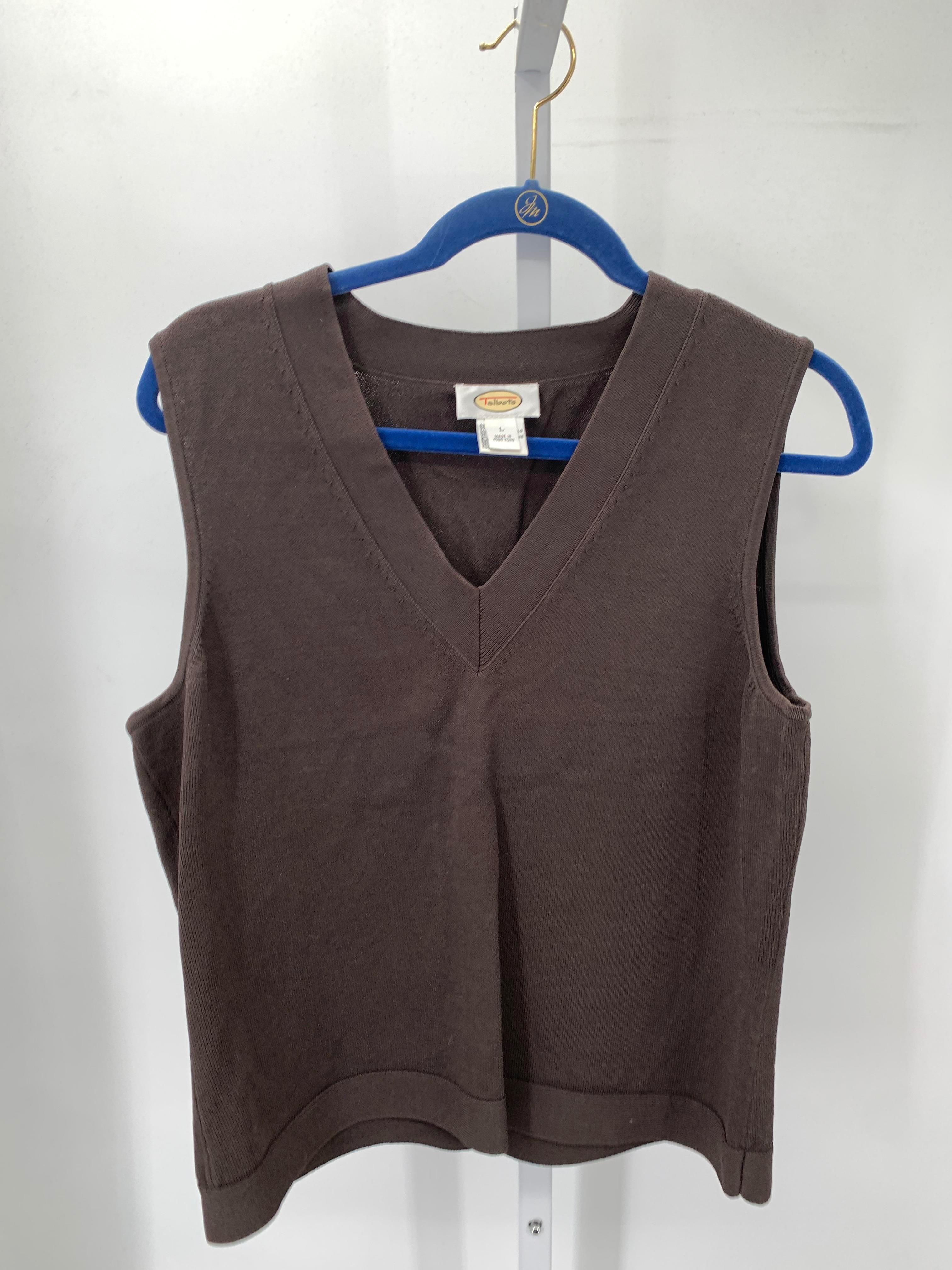 Talbots Size Large Misses Sleeveless Sweater