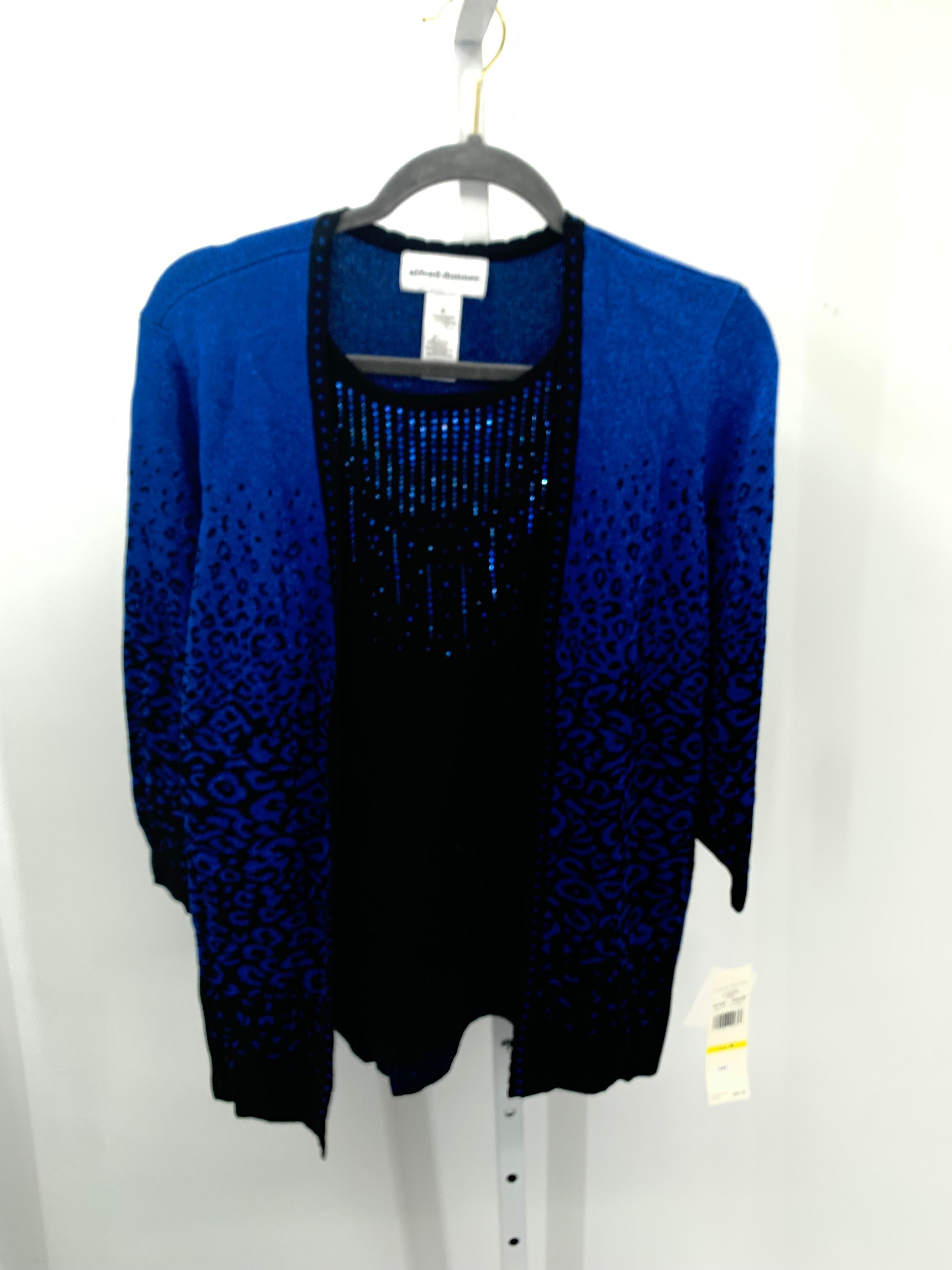 Alfred Dunner Size Medium Misses 3/4 Sleeve Sweater