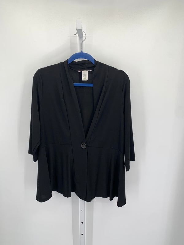 Carol Rose Size Extra Large Misses 3/4 Sleeve Shirt