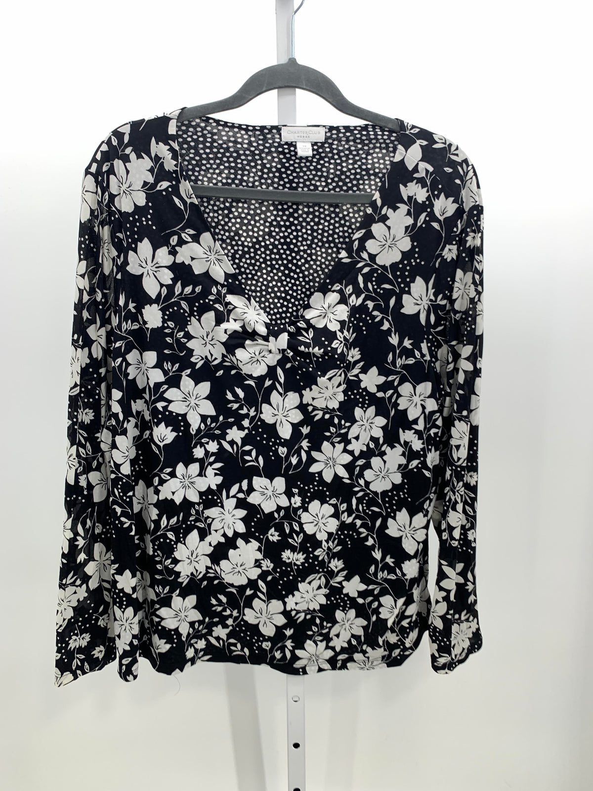 Charter Club Size 3X Womens Long Sleeve Shirt