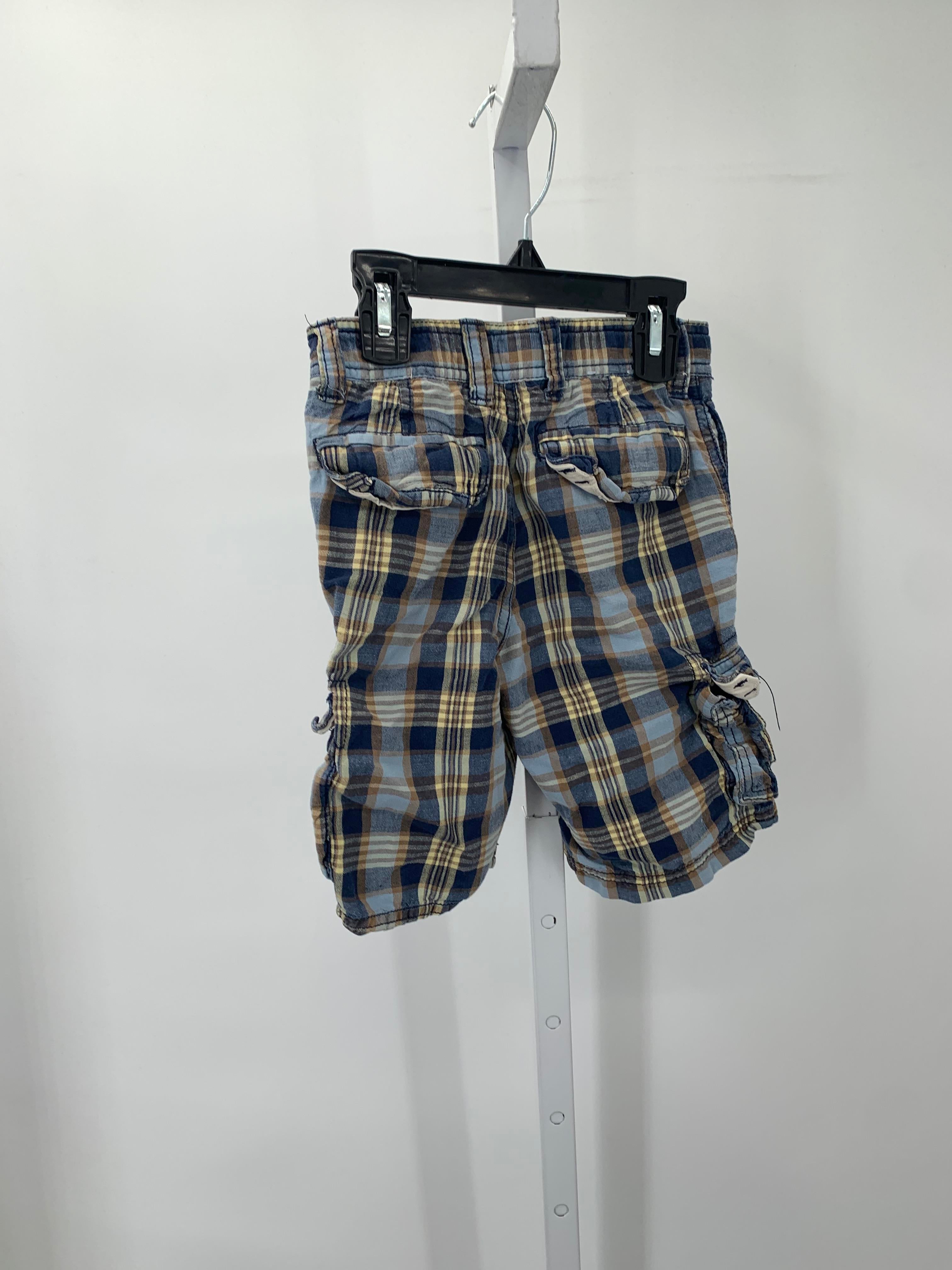 PLAID CARGO SHORTS