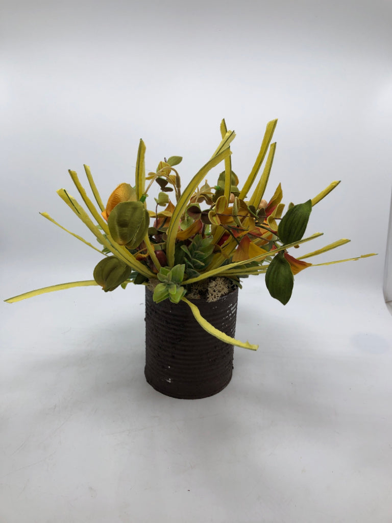 RUSTIC FALL FLORALS IN CAN.