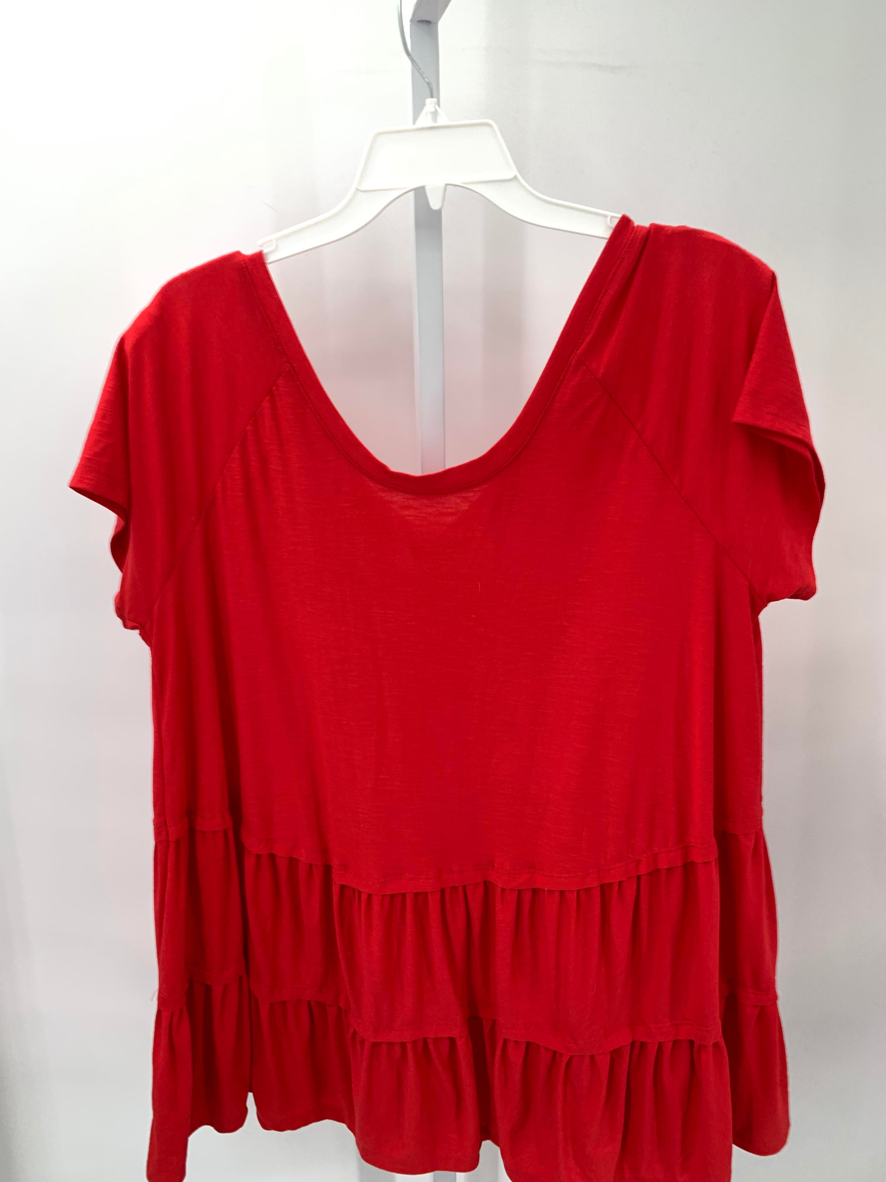 Roaman's Size 14/16 W Womens Short Sleeve Shirt