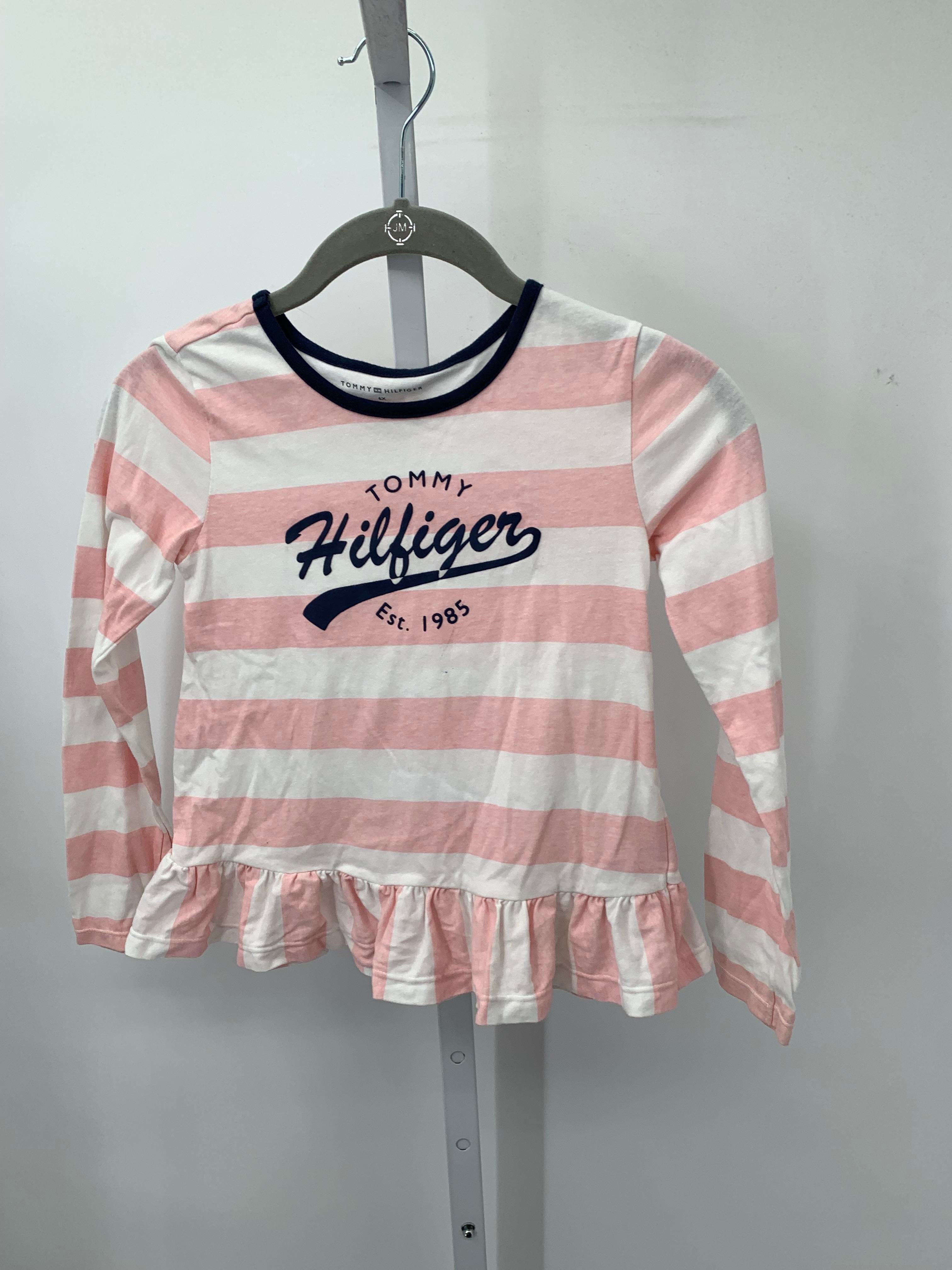 Tommy Hilfiger Size 6X Girls Long Sleeve Shirt