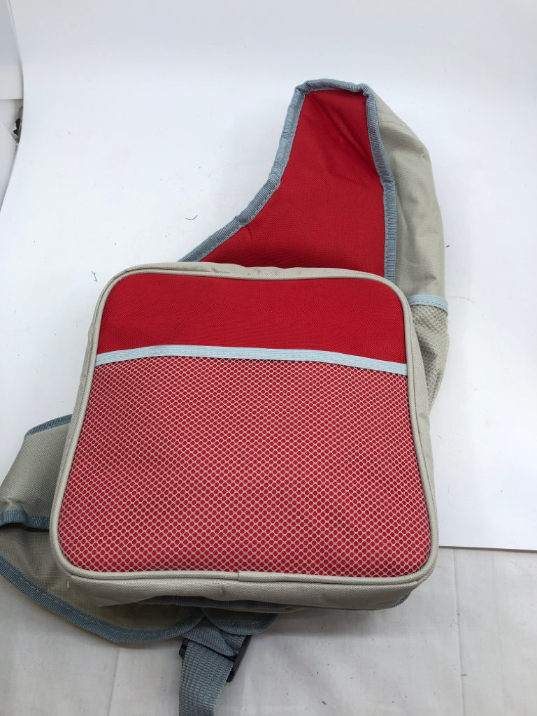 NEW LIGHT GREY PICNIC BACKPACK ON SHOULDER SVC 2.