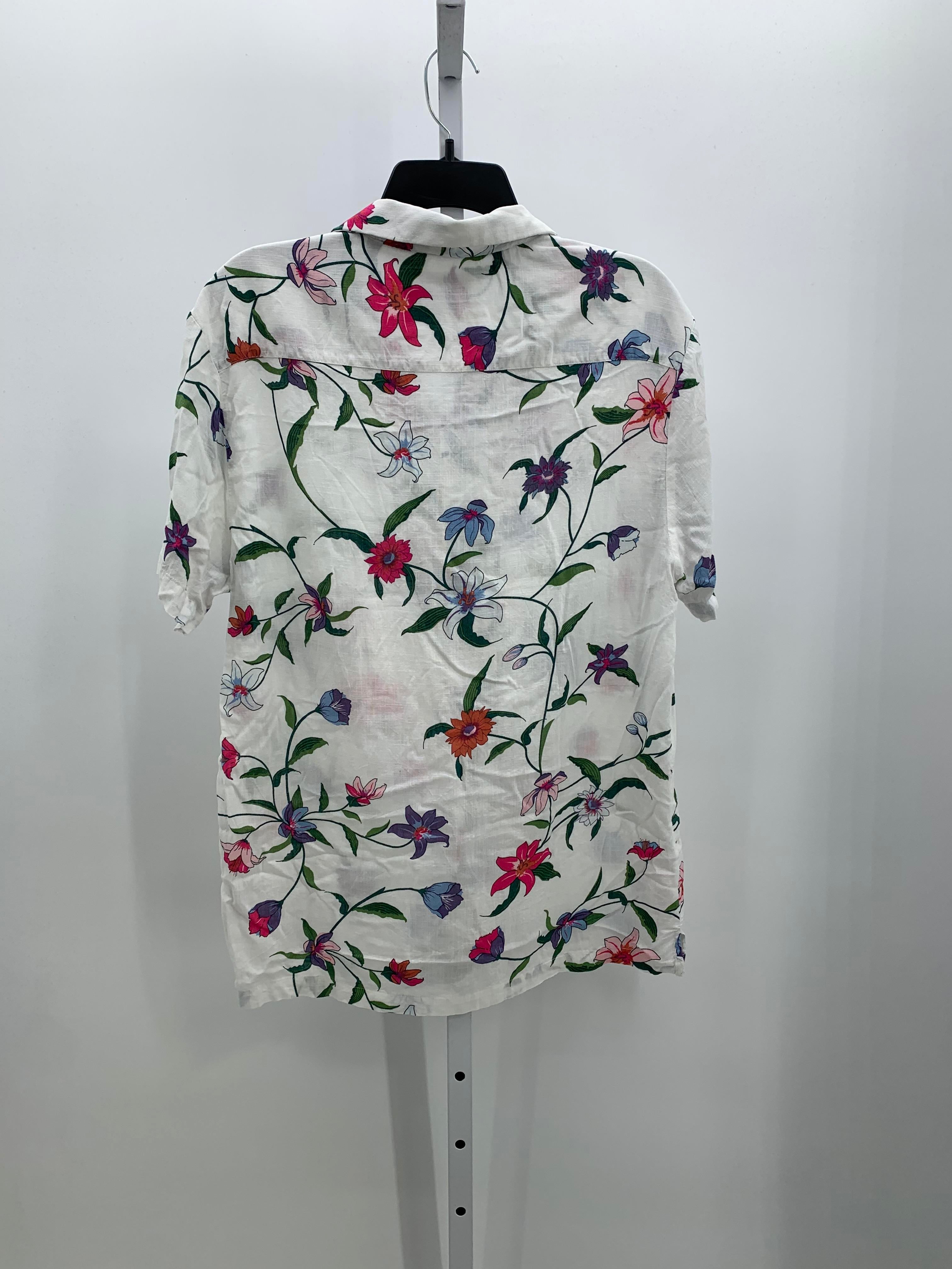FLORAL LINEN BTN DOWN.