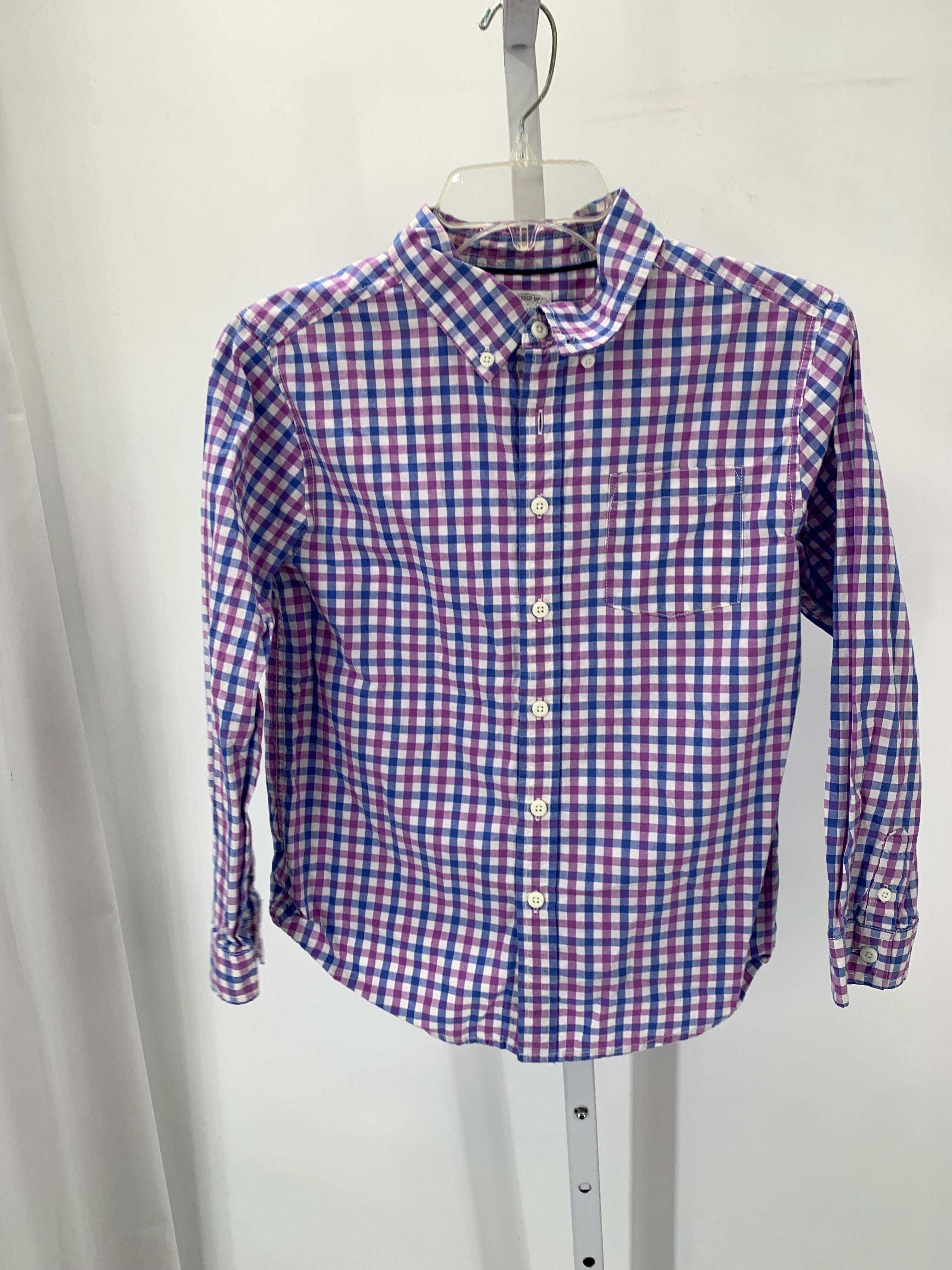 BLUE WHITE PLAID