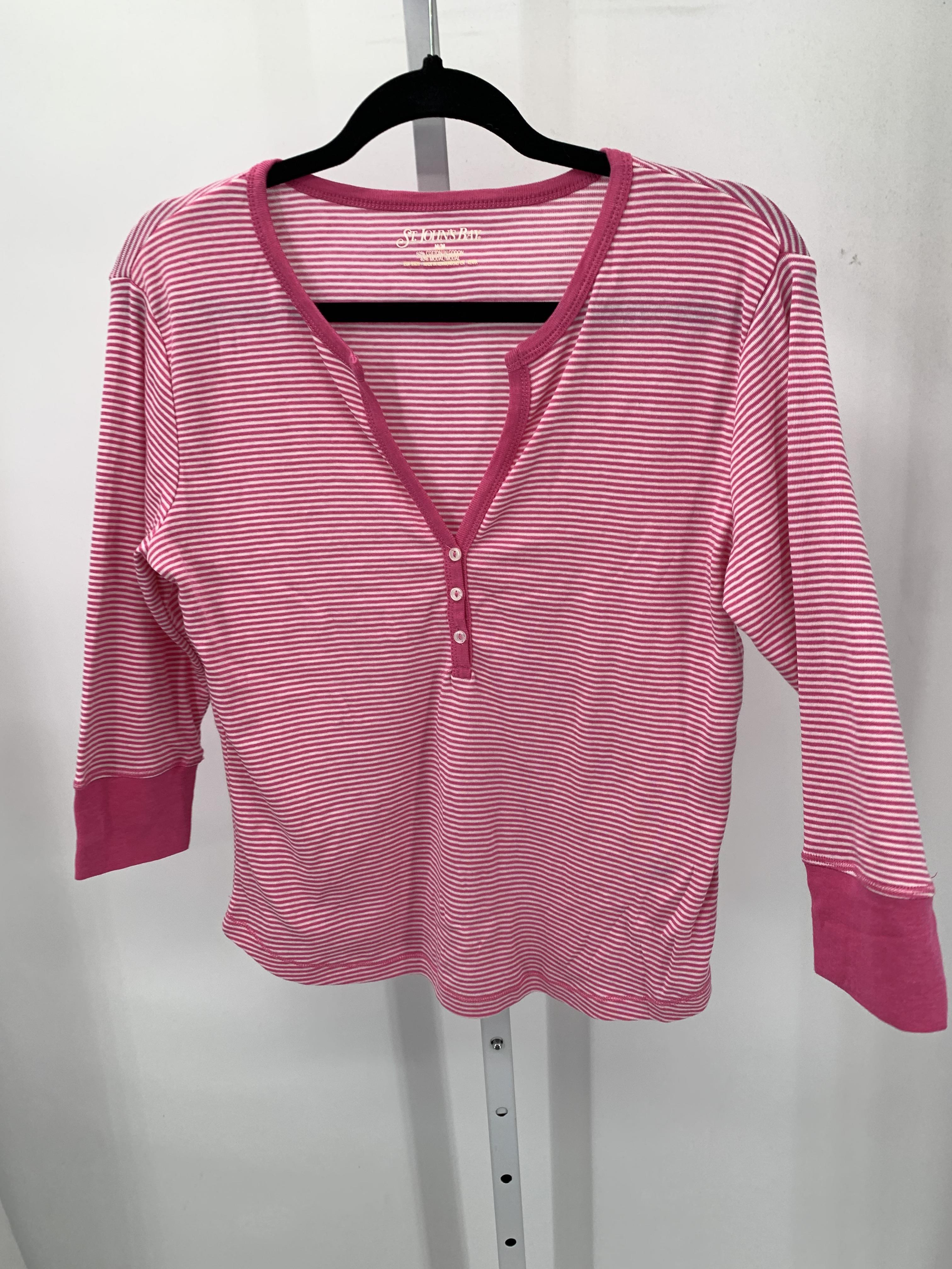 St. Johns Bay Size Medium Misses 3/4 Sleeve Shirt