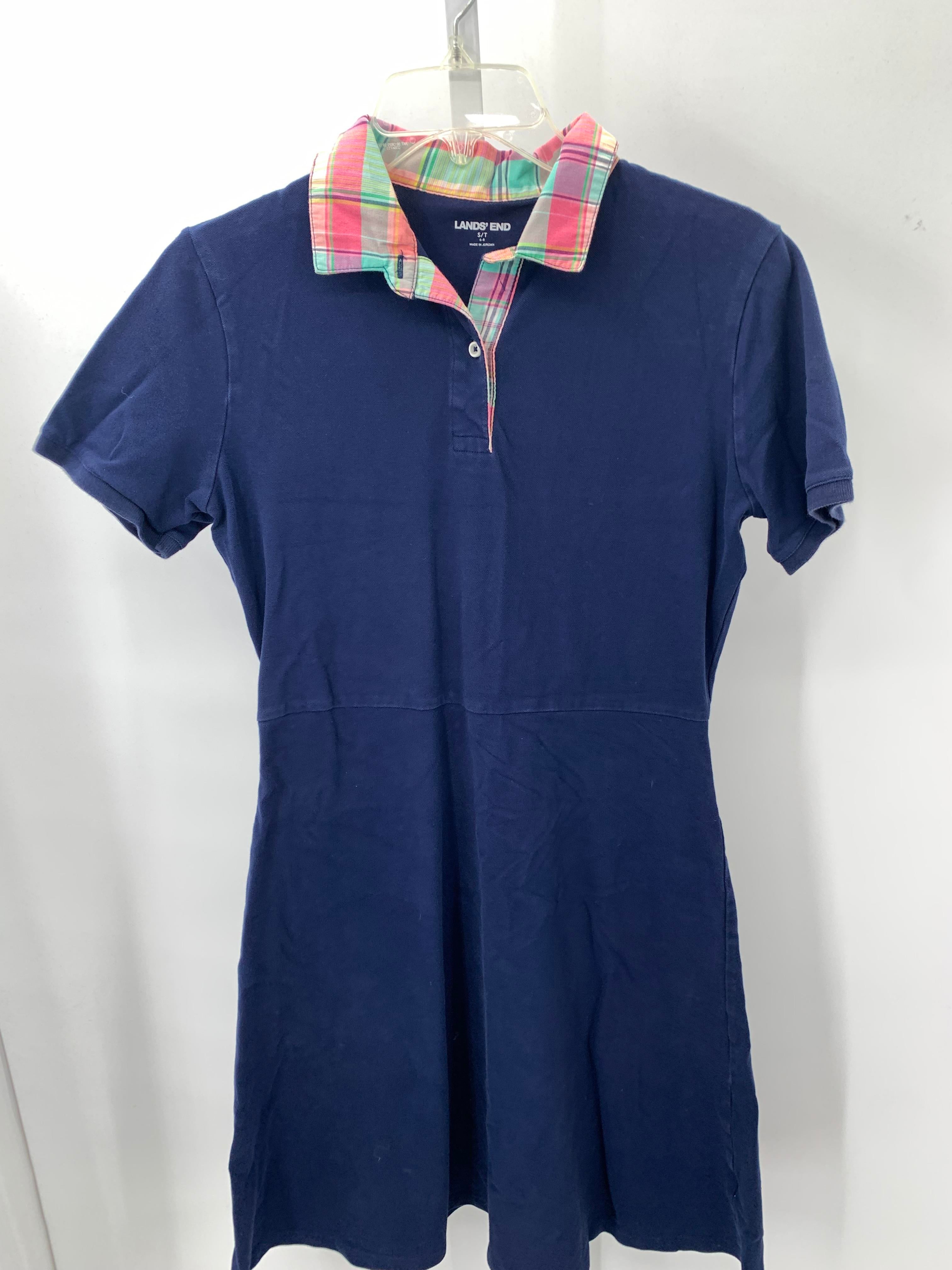 Lands End Size Small Misses Short Sleeve Dress