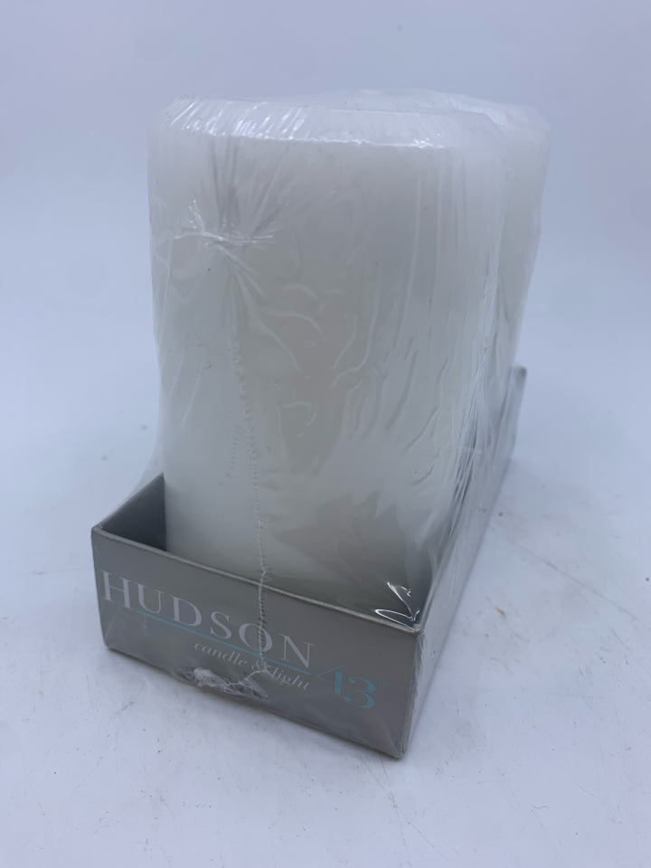 2PC NIP PILLAR CANDLES.