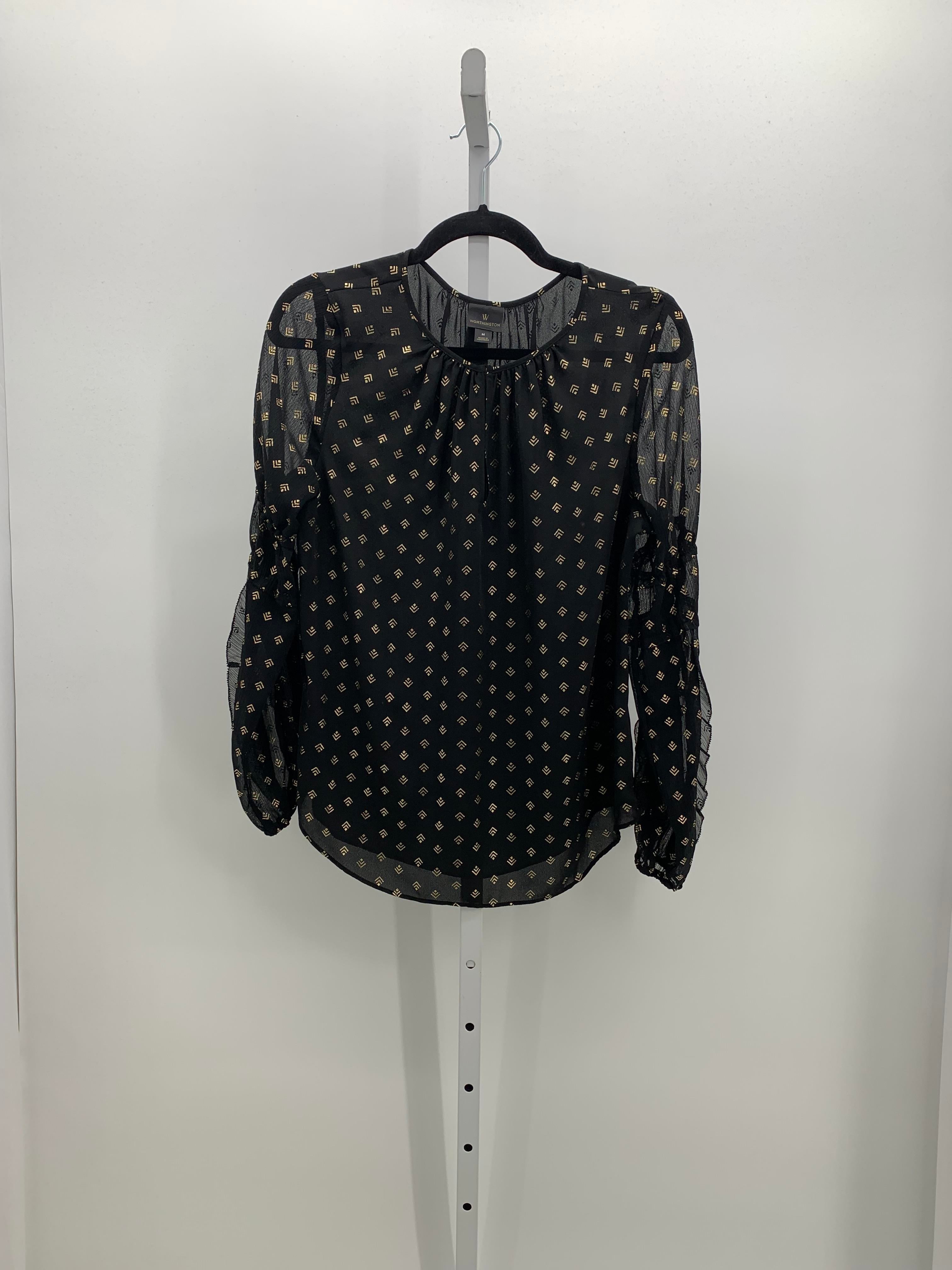 Worthington Size Medium Misses Long Sleeve Shirt