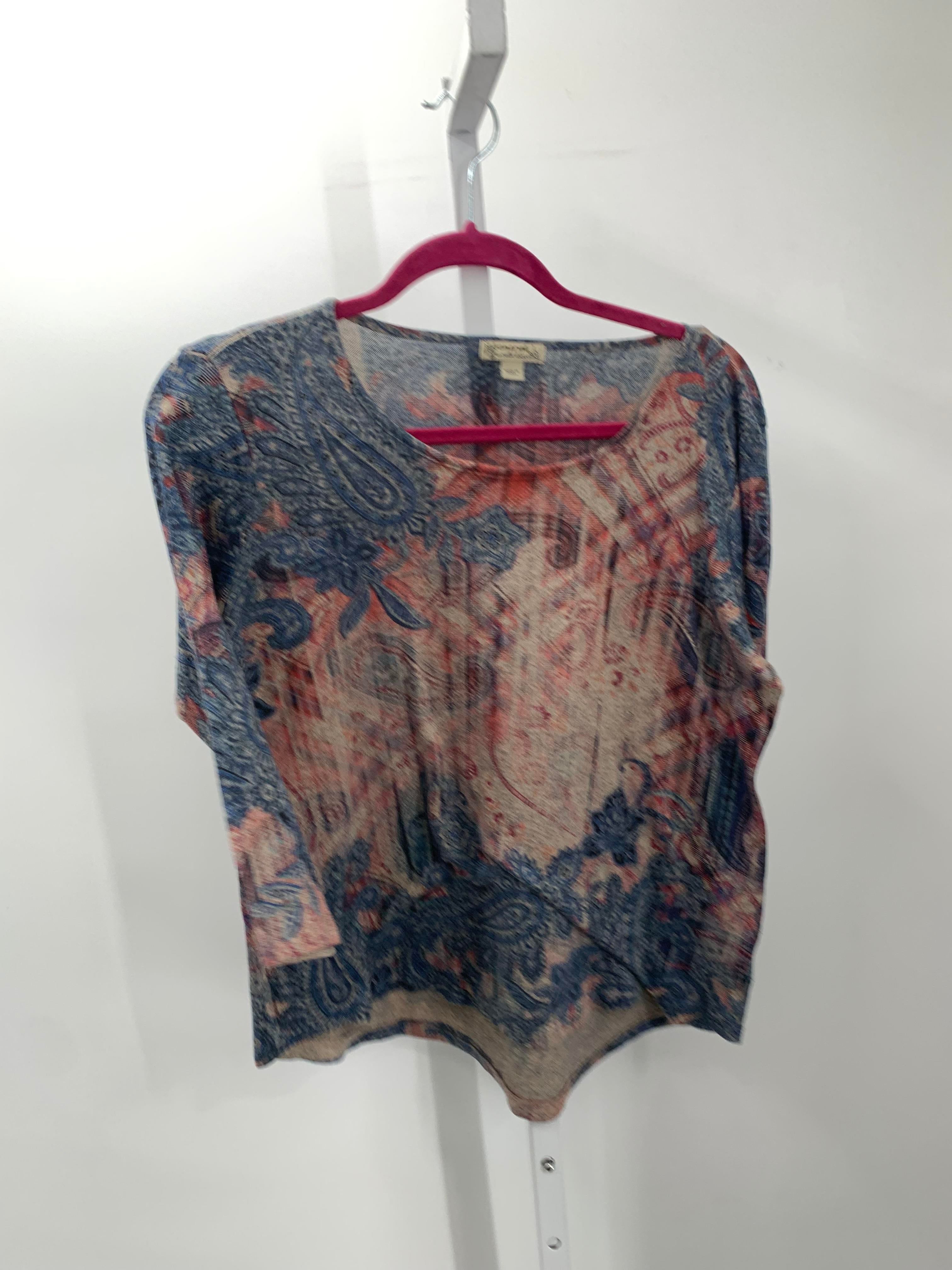 Energie Size Large Misses 3/4 Sleeve Shirt