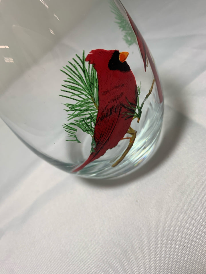 CARDINAL STEMLESS WINE GLASS.