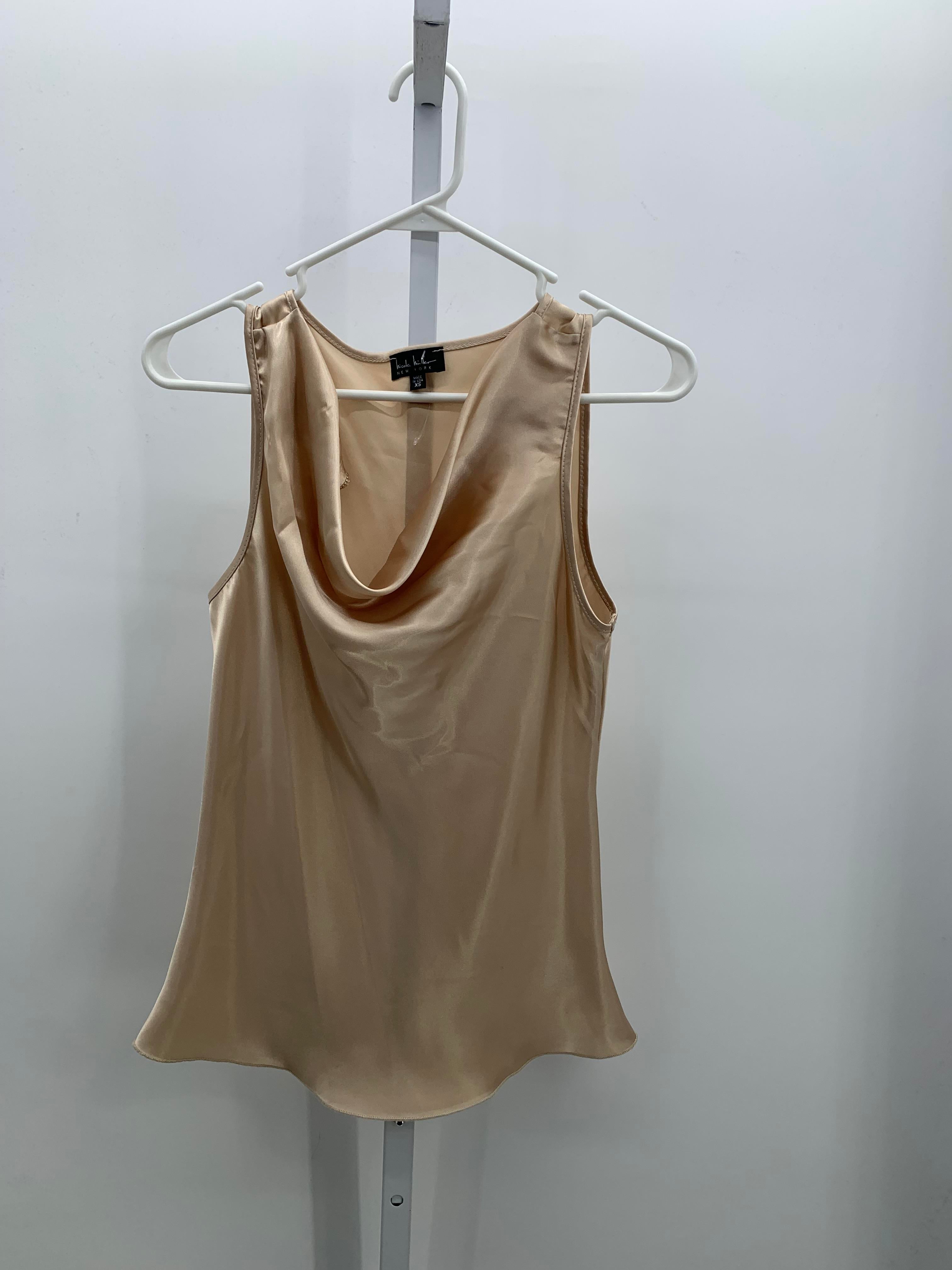 Nicole Miller Size X Small Misses Sleeveless Shirt