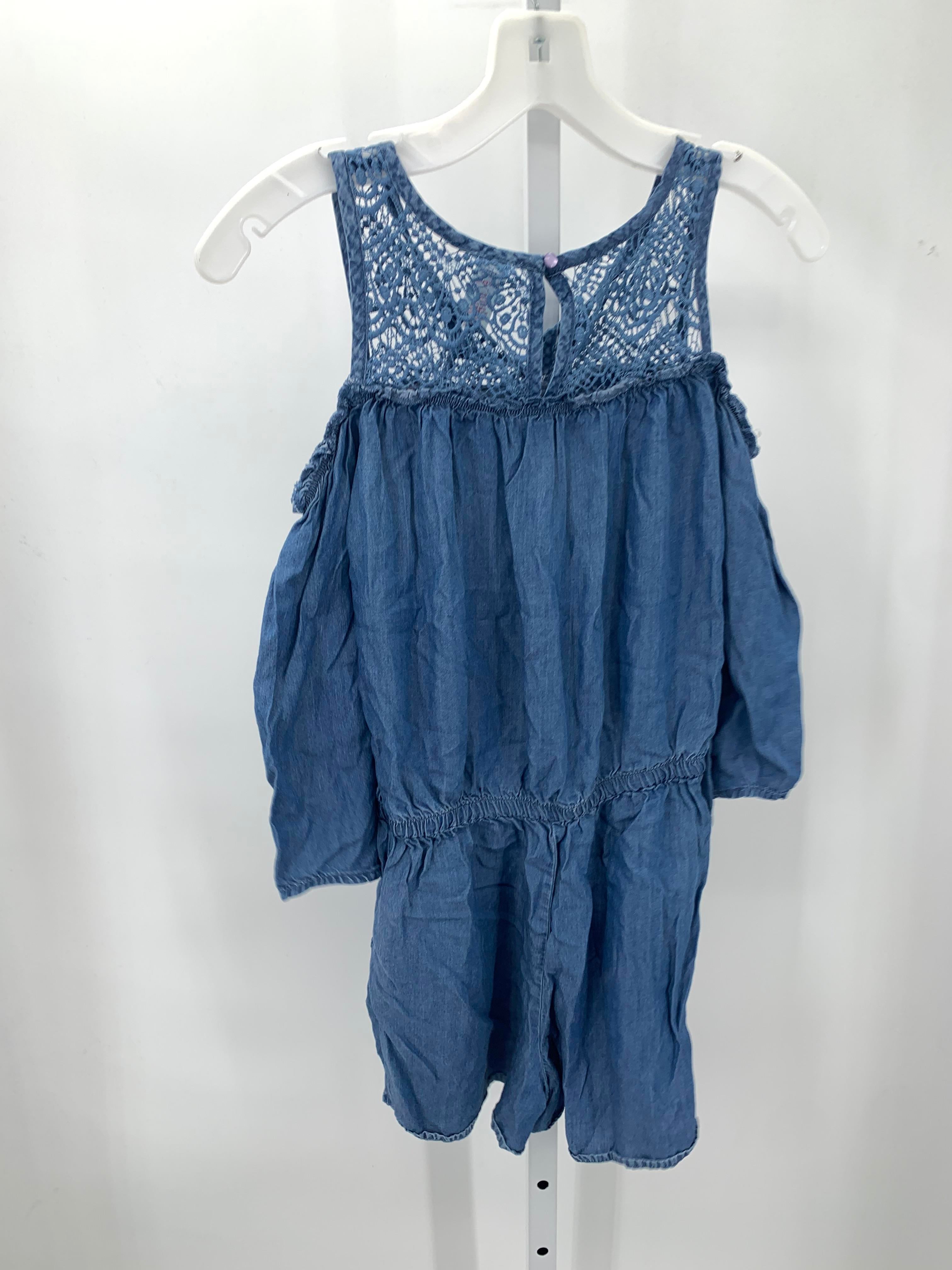 Justice Size 10 Girls Long Slv. Romper