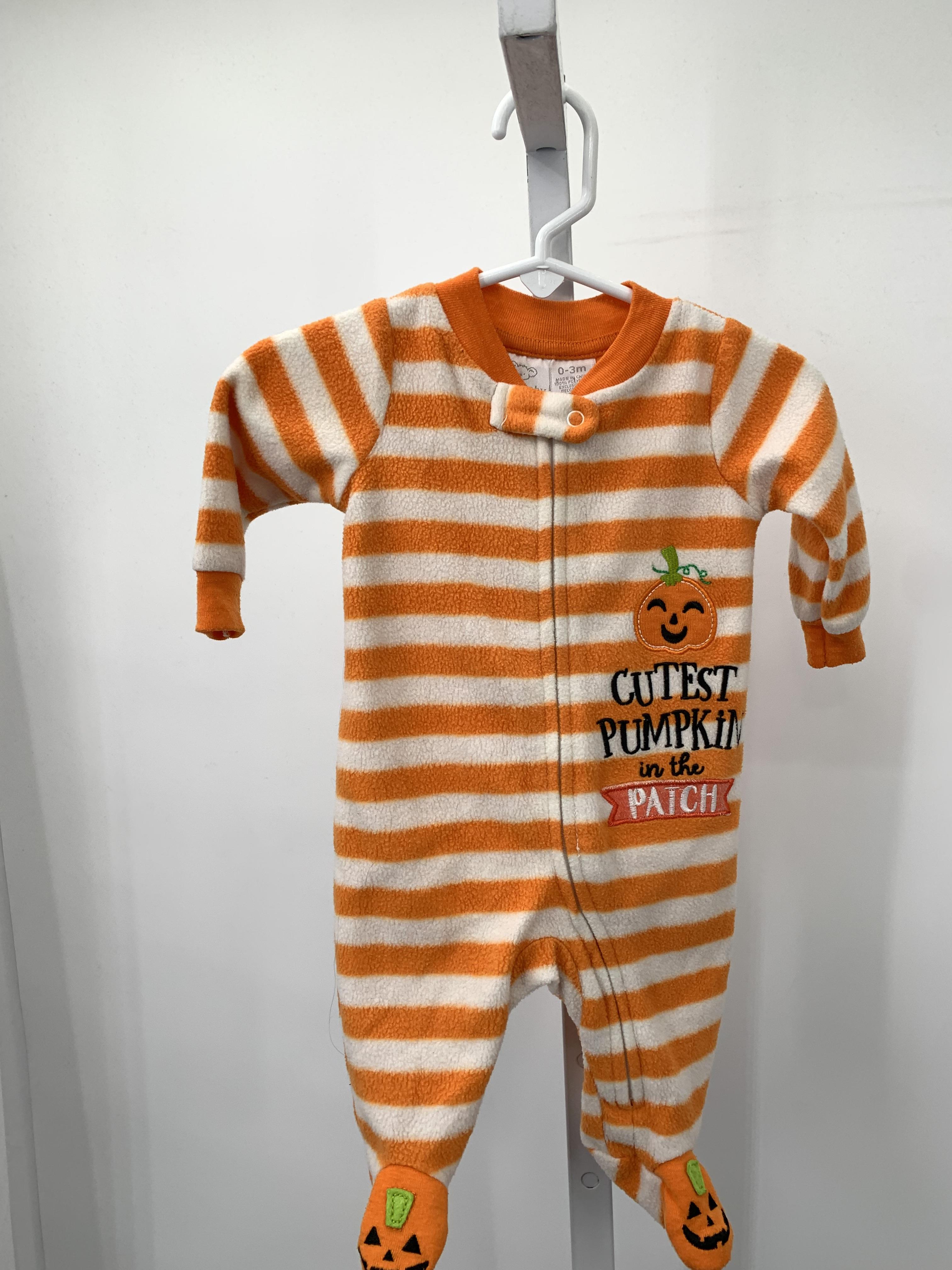 LONG SLV ROMPER CUTEST PUMPKIN