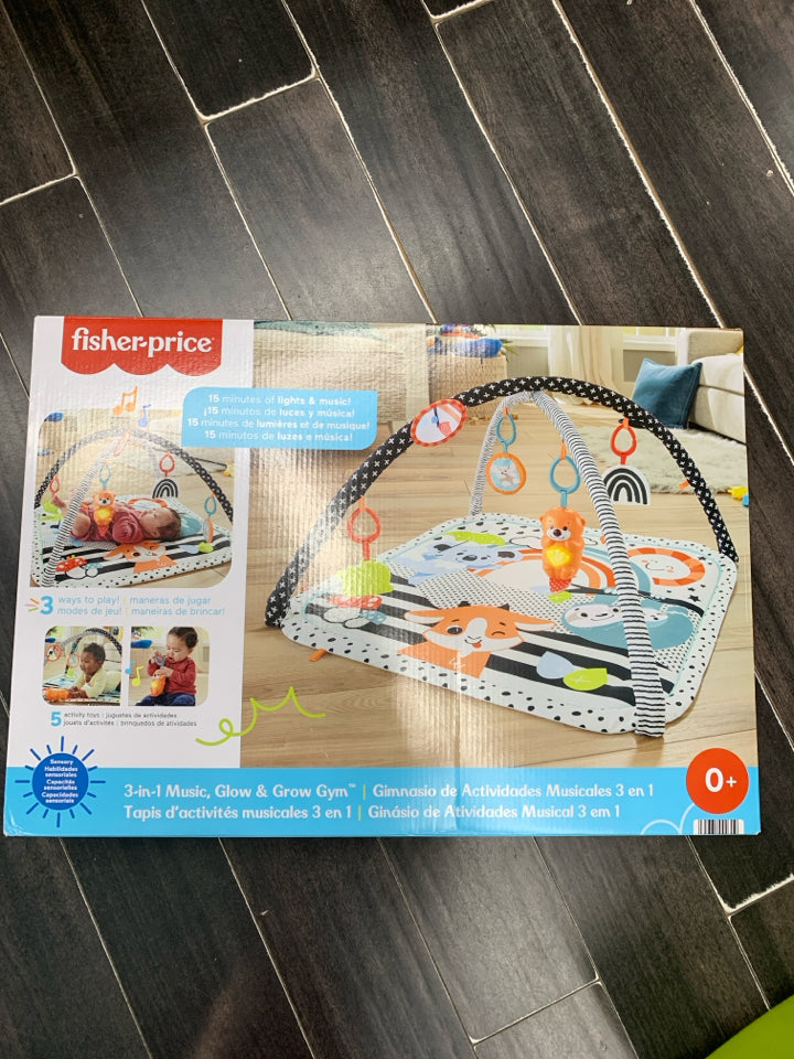 Fisher price 3-in-1 Music, glow & grow gym